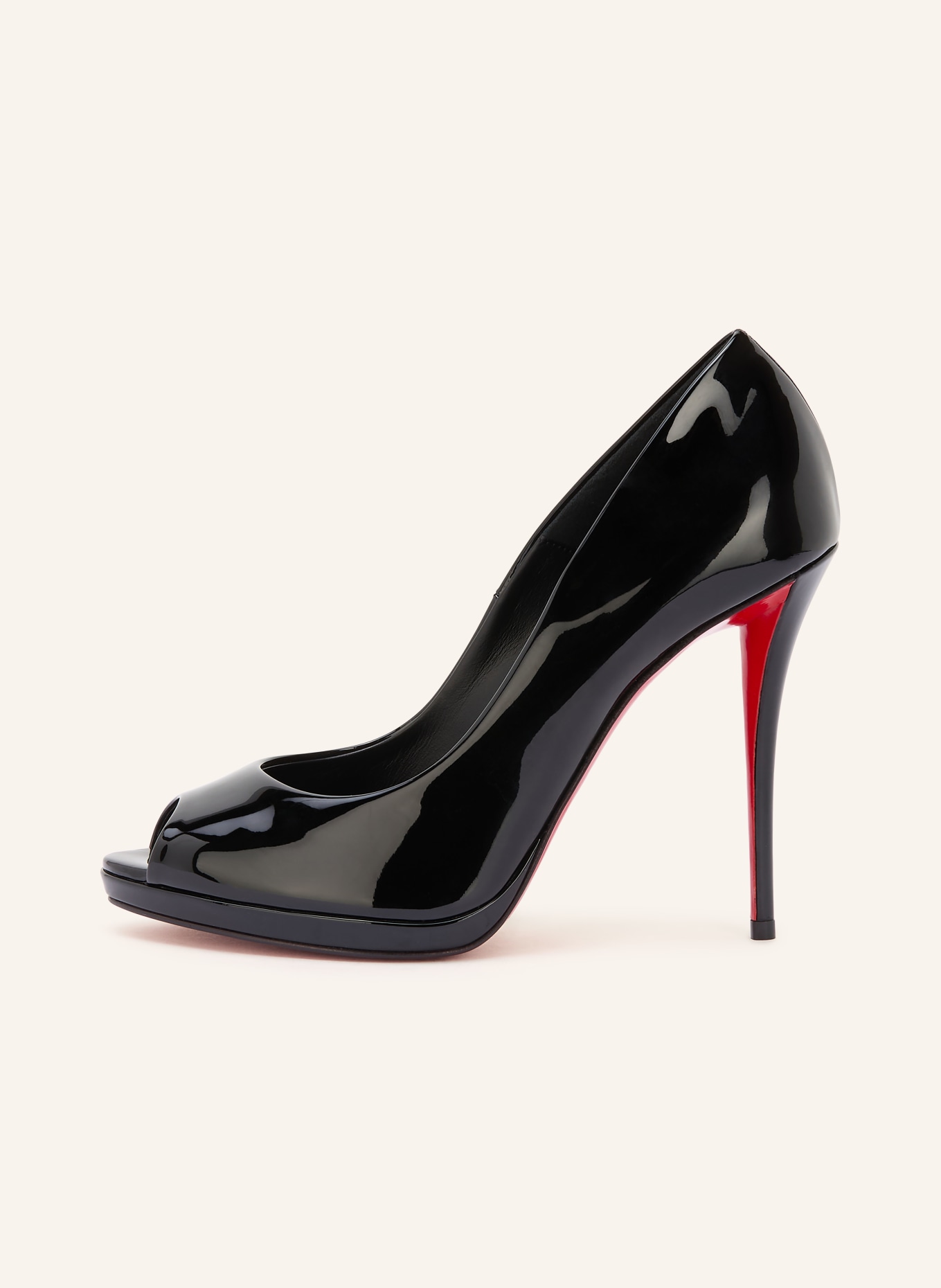 Christian Louboutin Lakierowane czółenka LADY Z 120: CZARNY