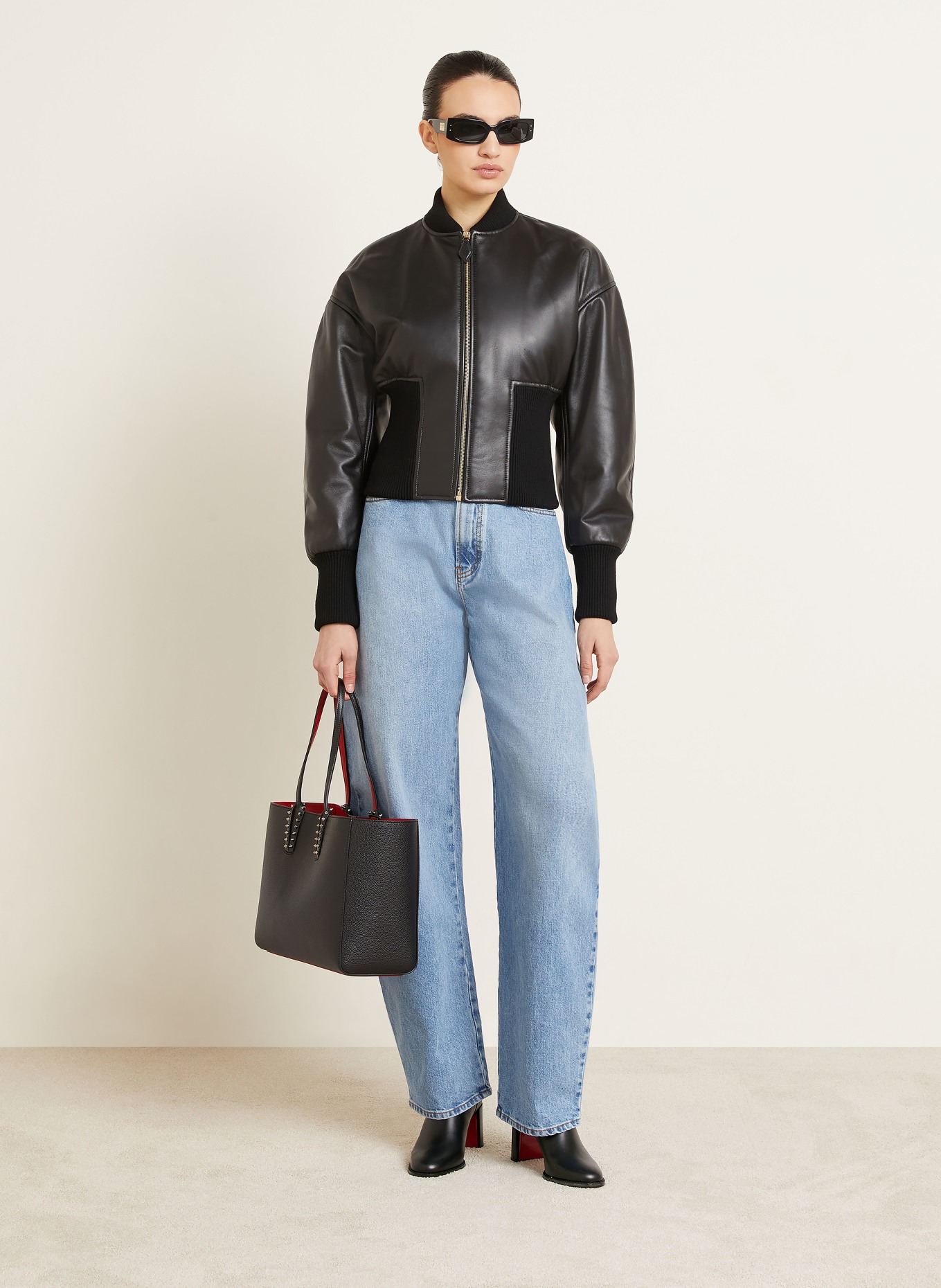 Christian Louboutin DIANOUCHETTE 70 ankle boots: BLACK