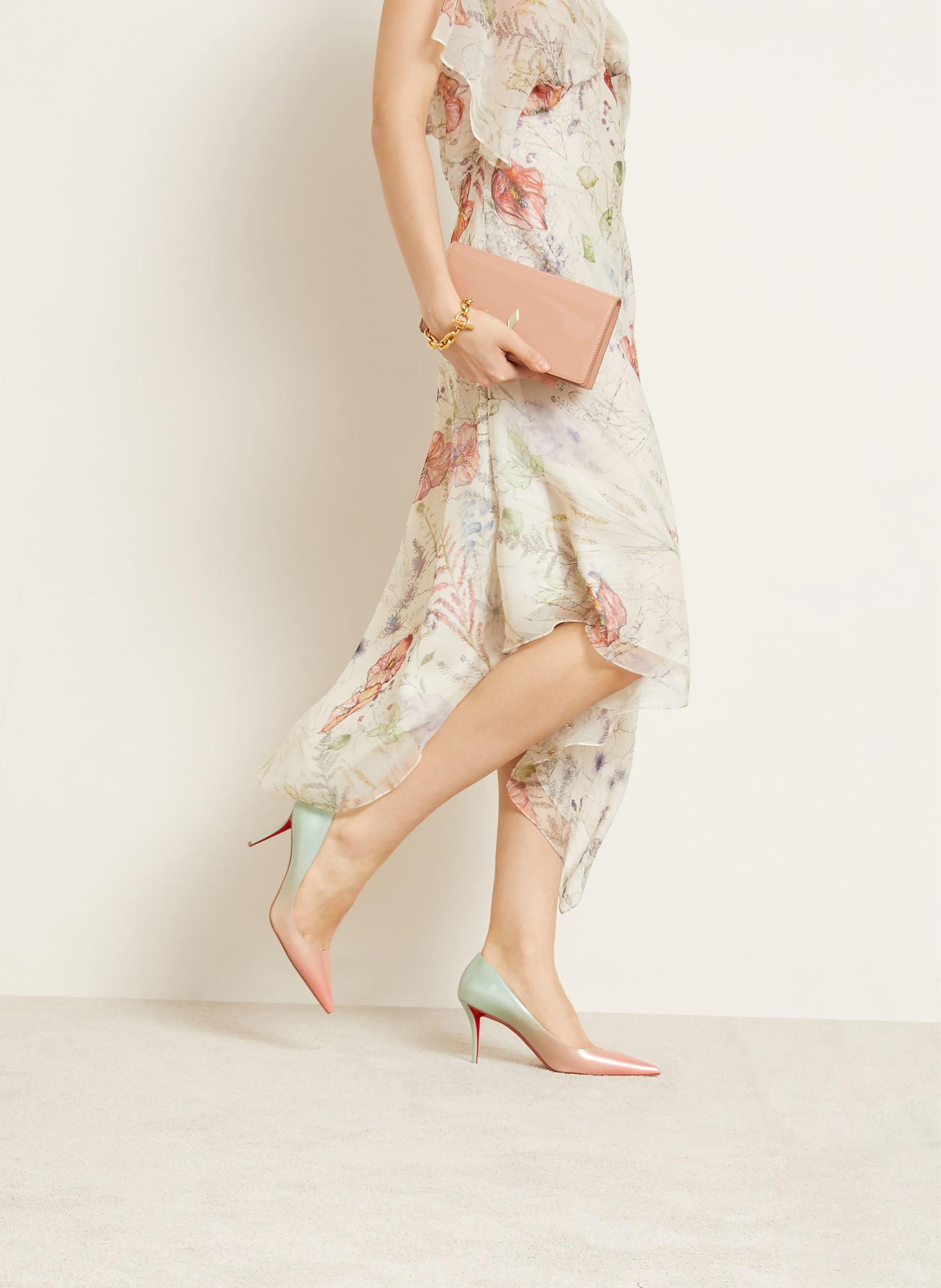 Christian Louboutin Lakované lodičky MISS Z 80: RŮŽOVÁ