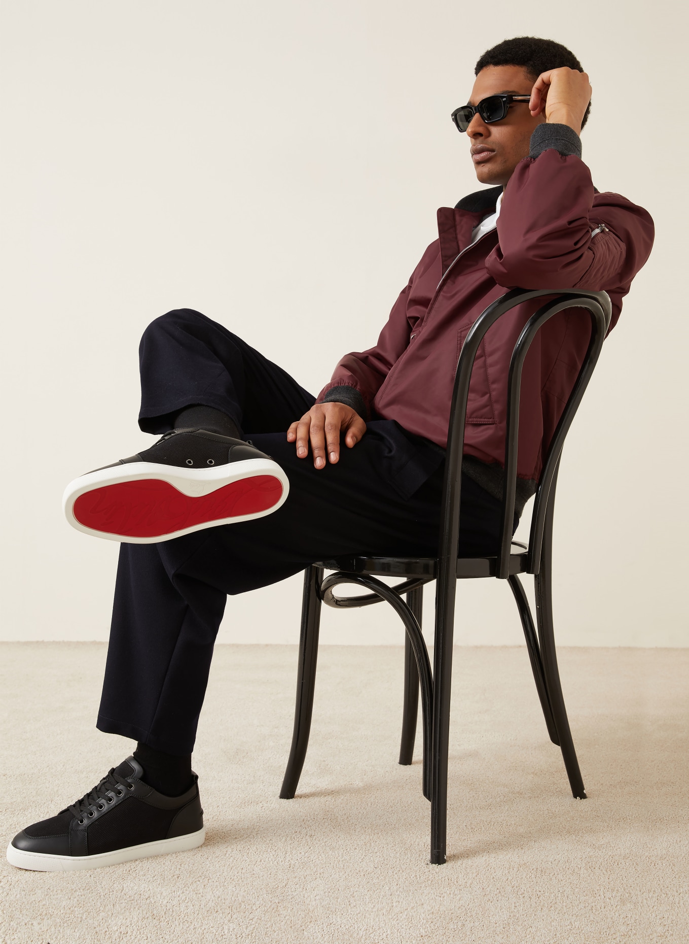 Christian Louboutin Sneaker RANTULOW: ZWART