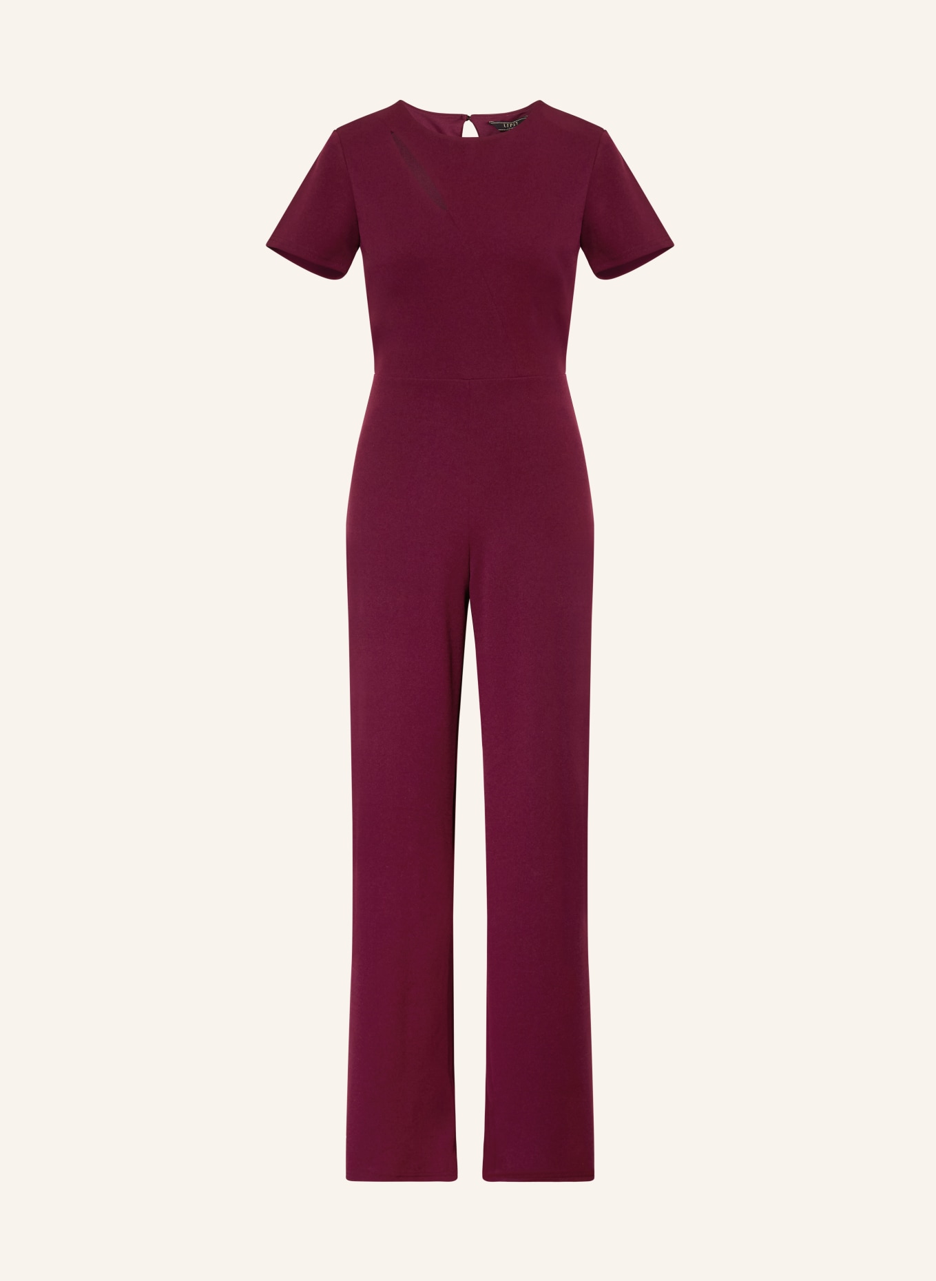 LIPSY Jumpsuit mit Cut-out: DUNKELROT