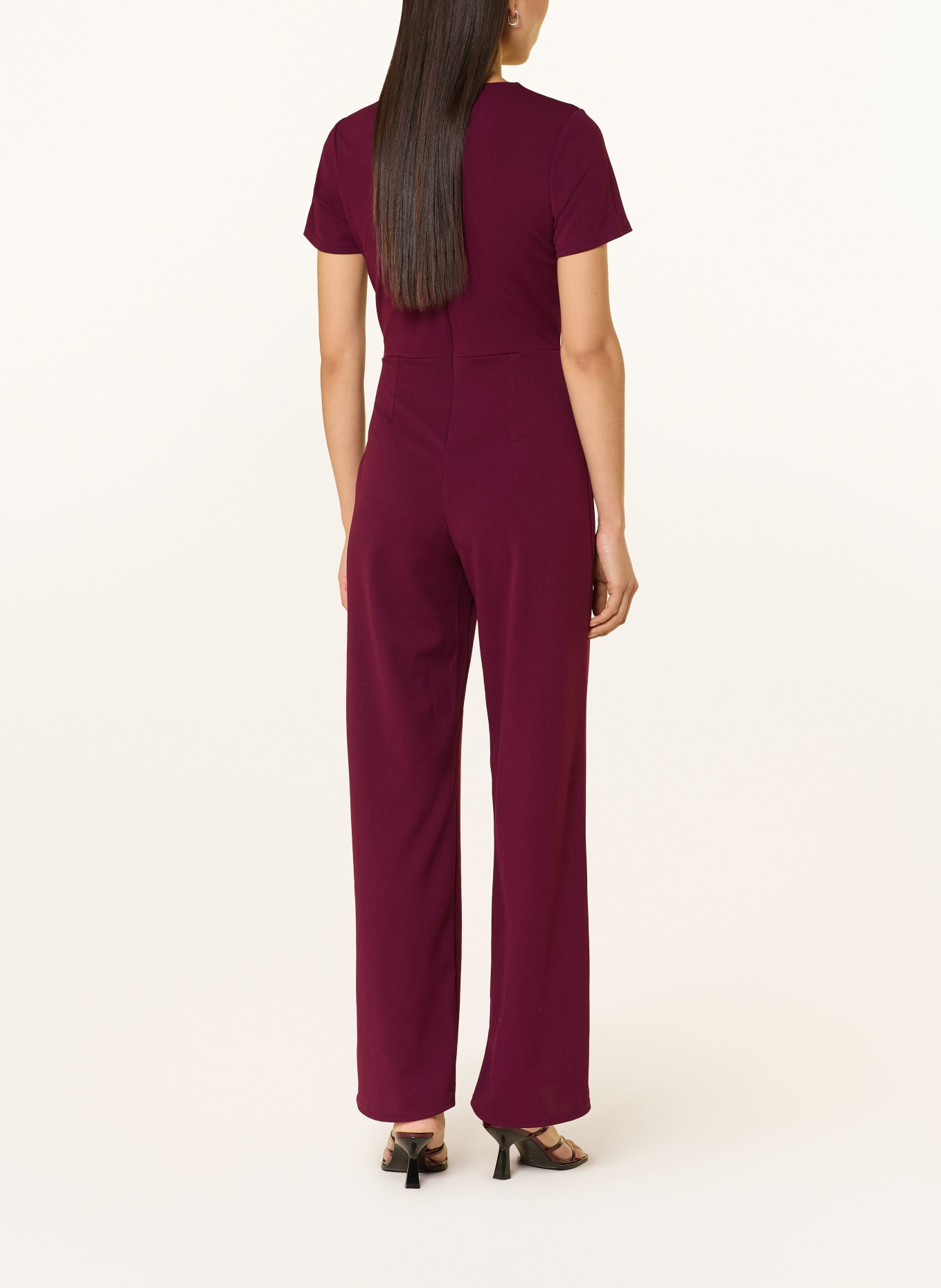 LIPSY Jumpsuit mit Cut-out: DUNKELROT
