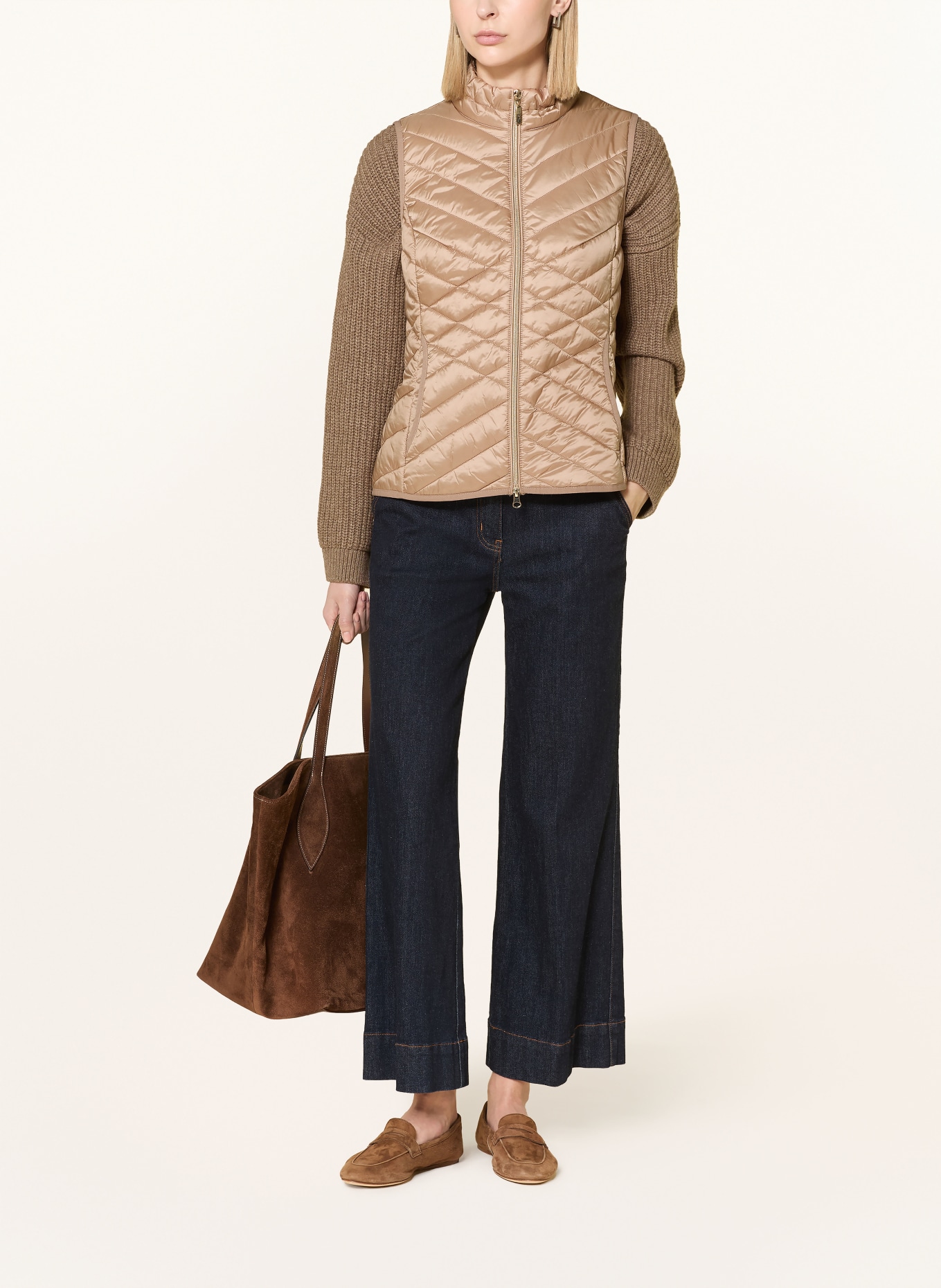 Betty Barclay Steppweste: COGNAC