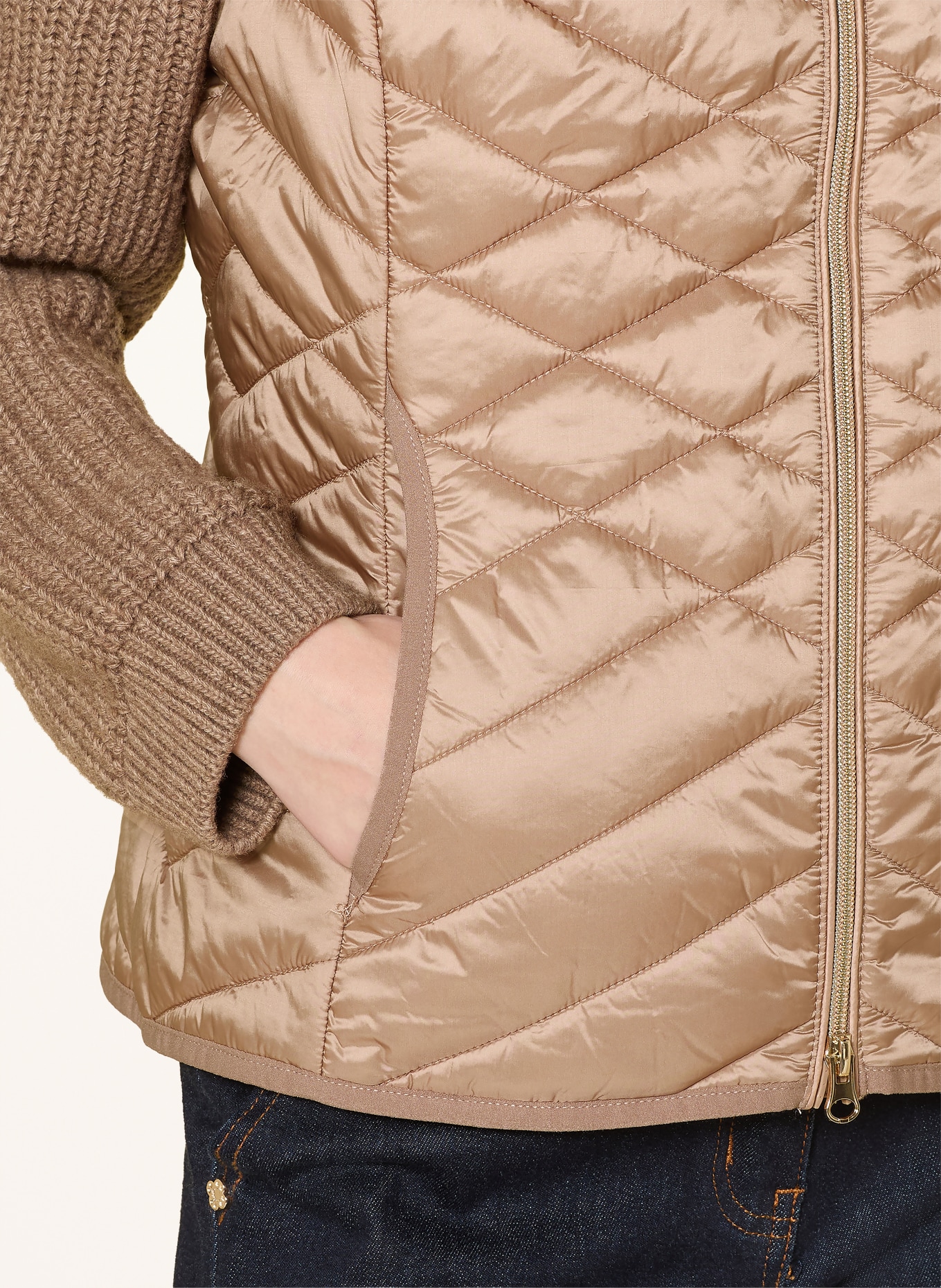 Betty Barclay Steppweste: COGNAC