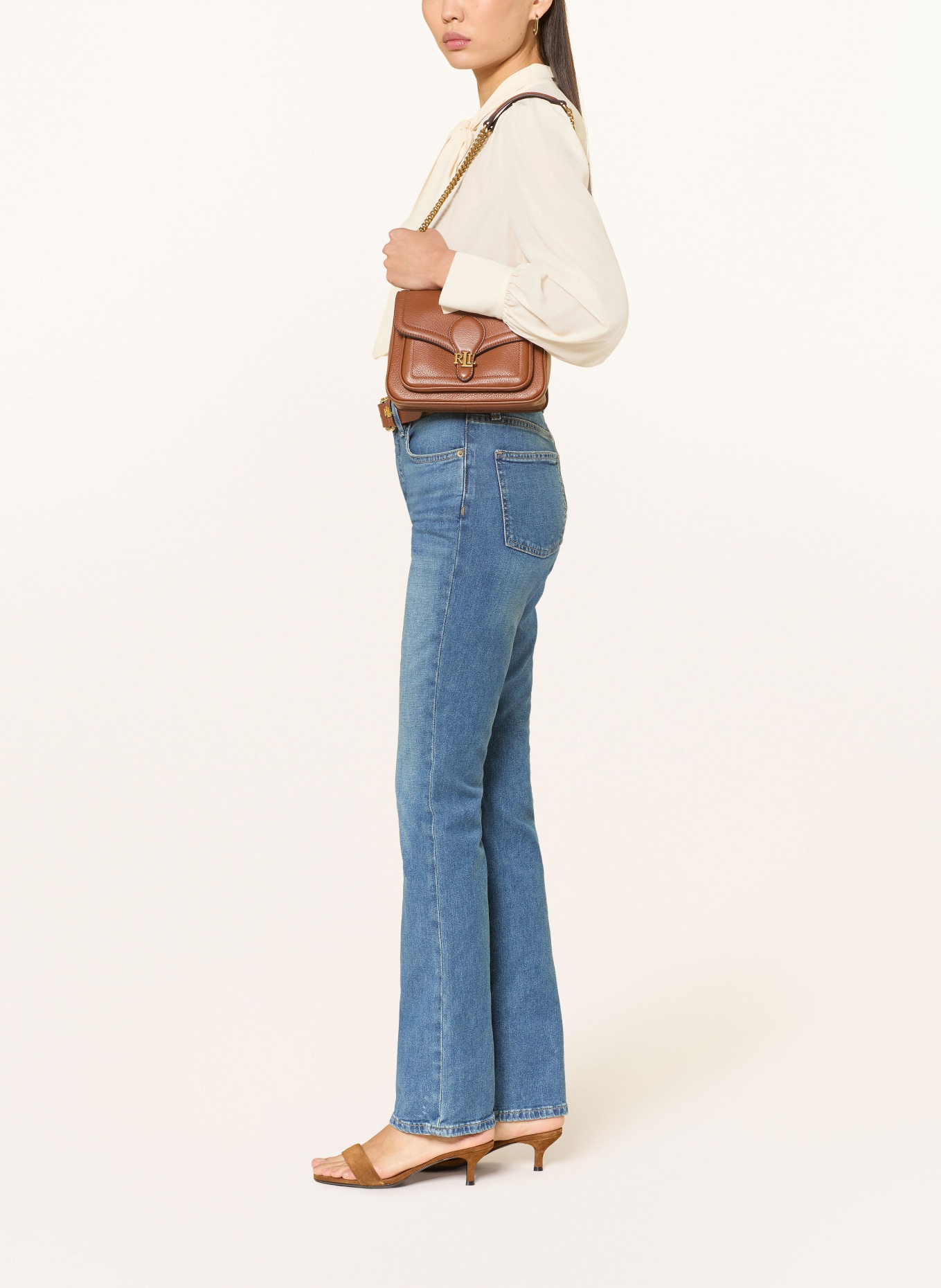 LAUREN RALPH LAUREN Bootcut jeans: 001 OCEAN BLUE WASH
