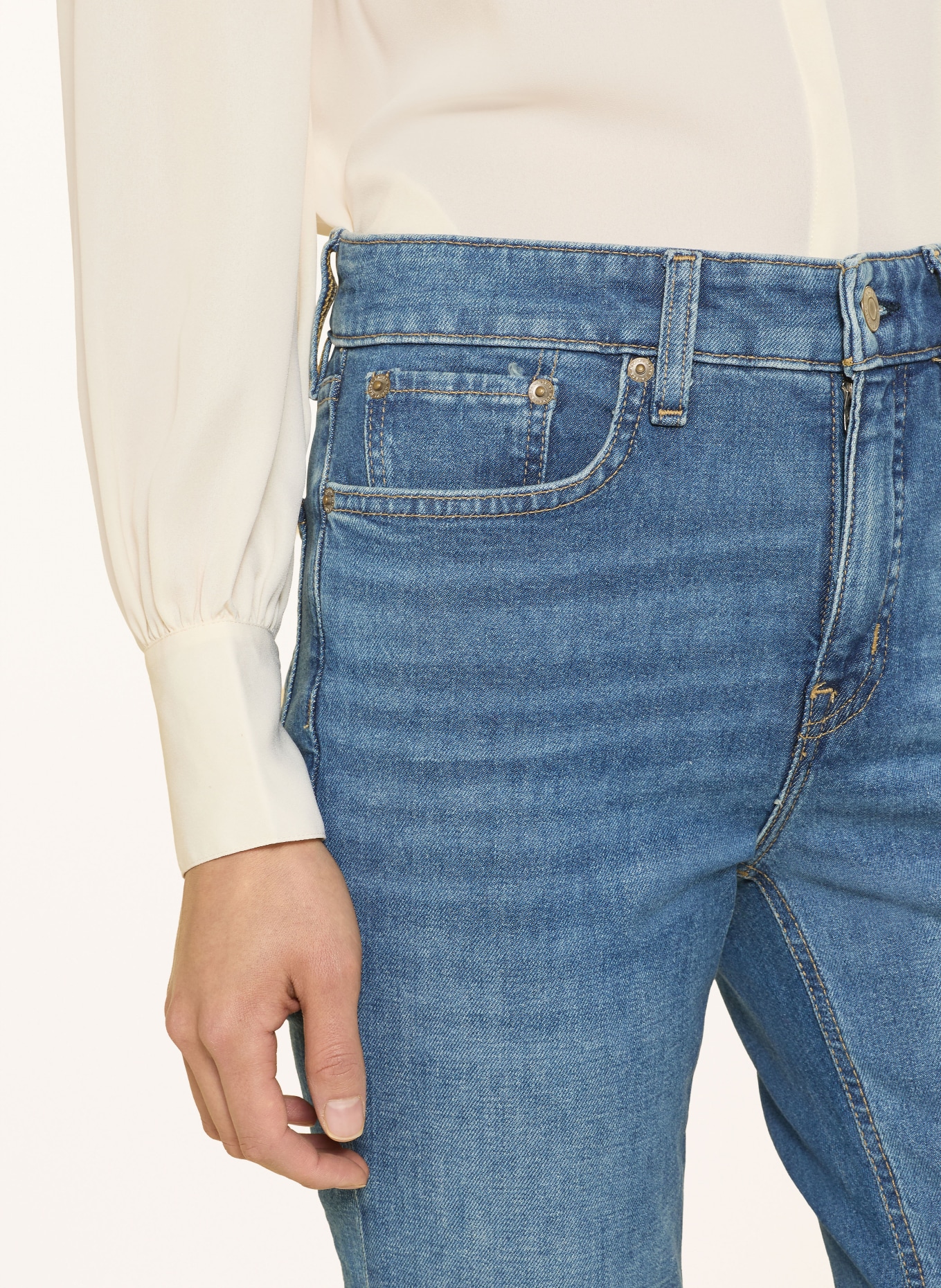 LAUREN RALPH LAUREN Bootcut jeans: 001 OCEAN BLUE WASH