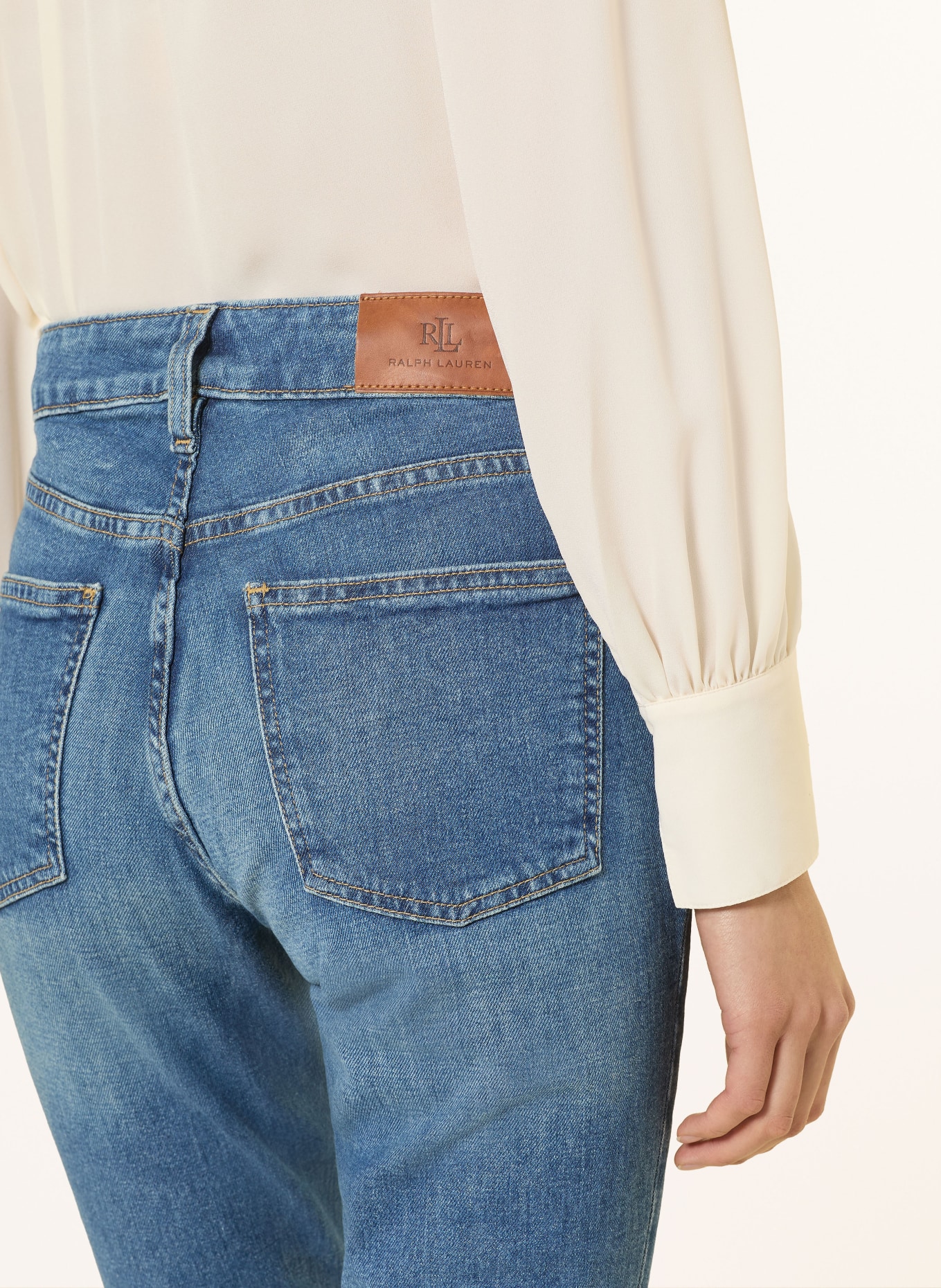 LAUREN RALPH LAUREN Bootcut jeans: 001 OCEAN BLUE WASH