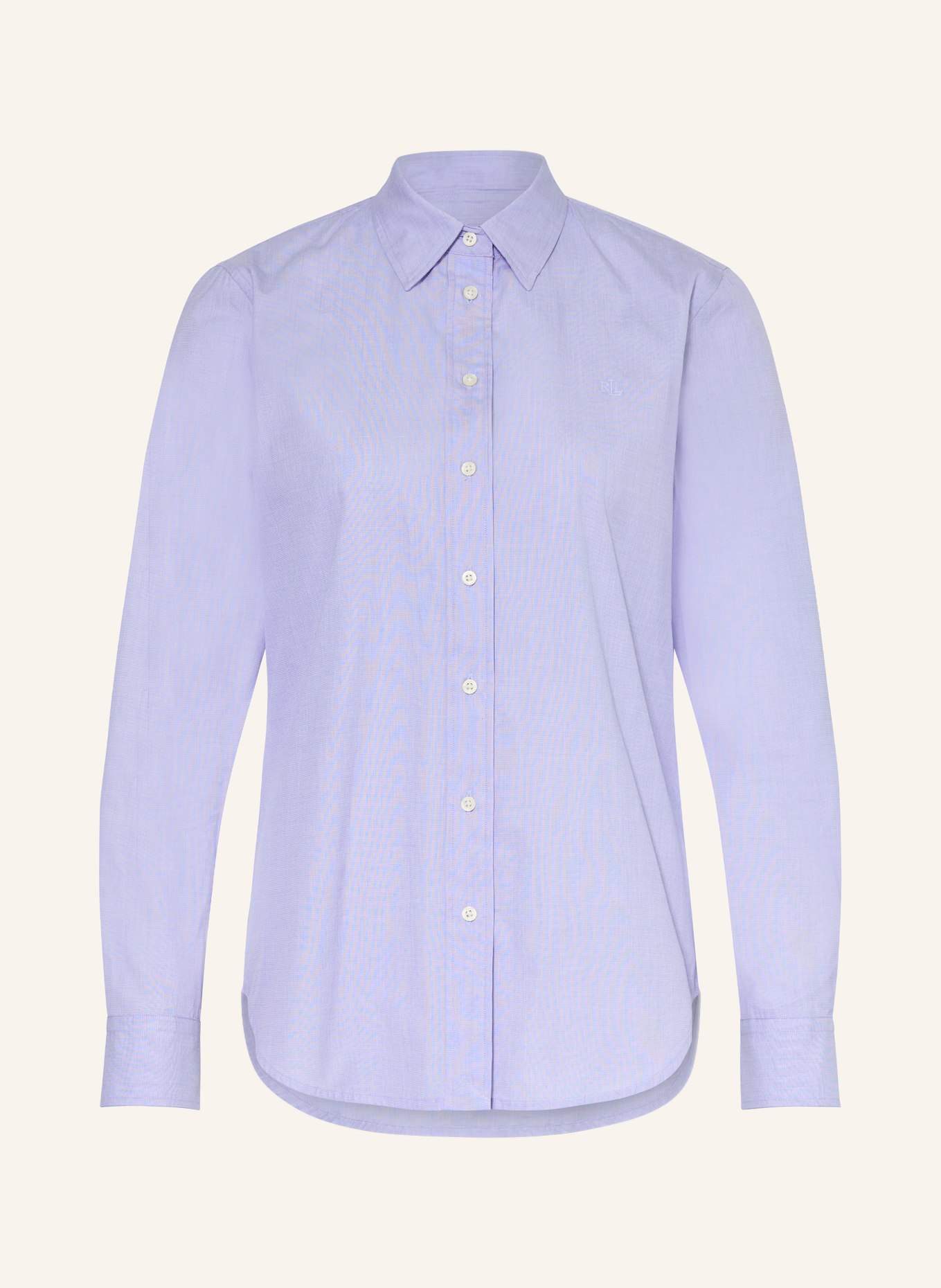LAUREN RALPH LAUREN shirt blouse: LIGHT BLUE