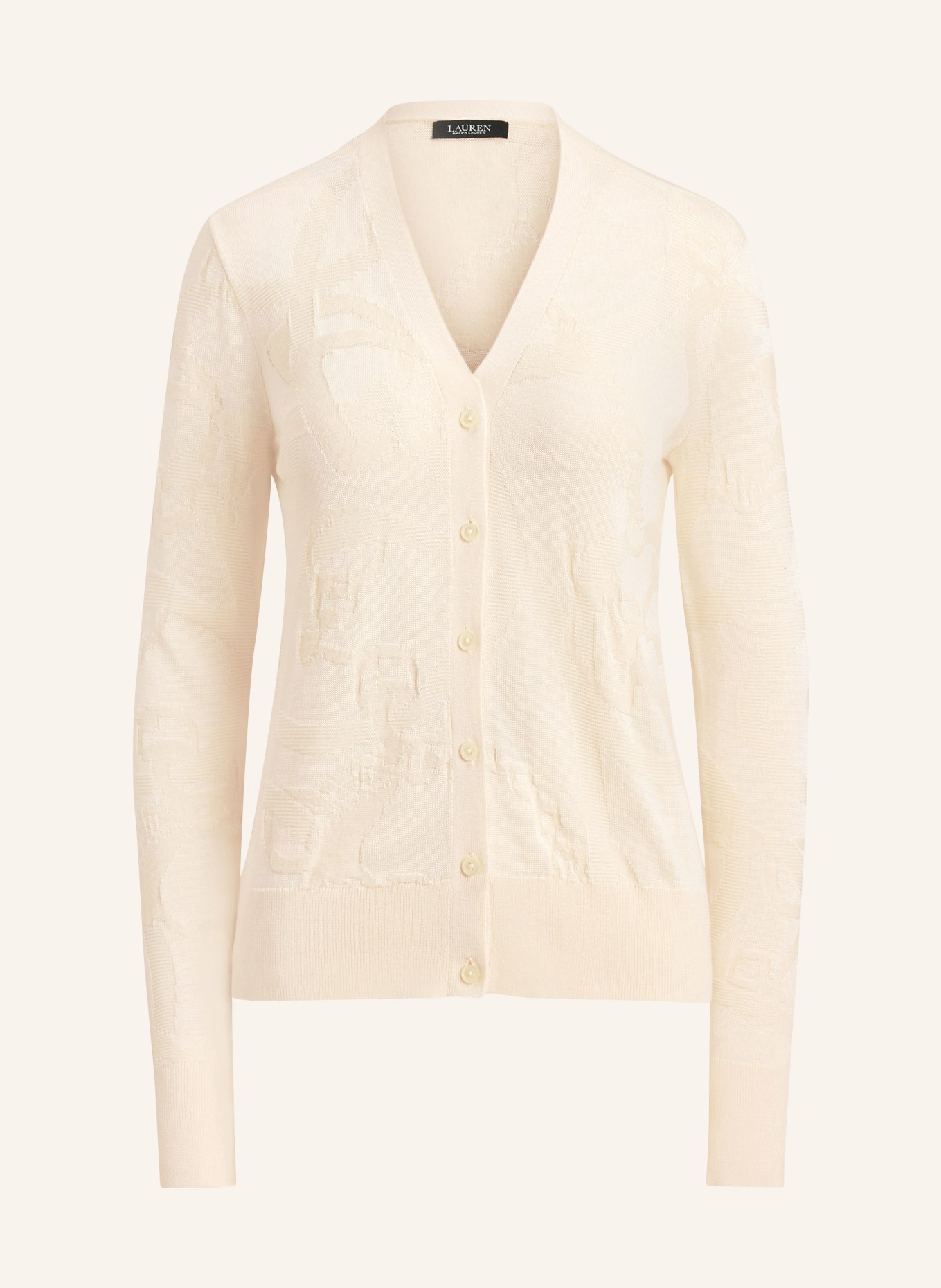 LAUREN RALPH LAUREN Strickjacke: CREME