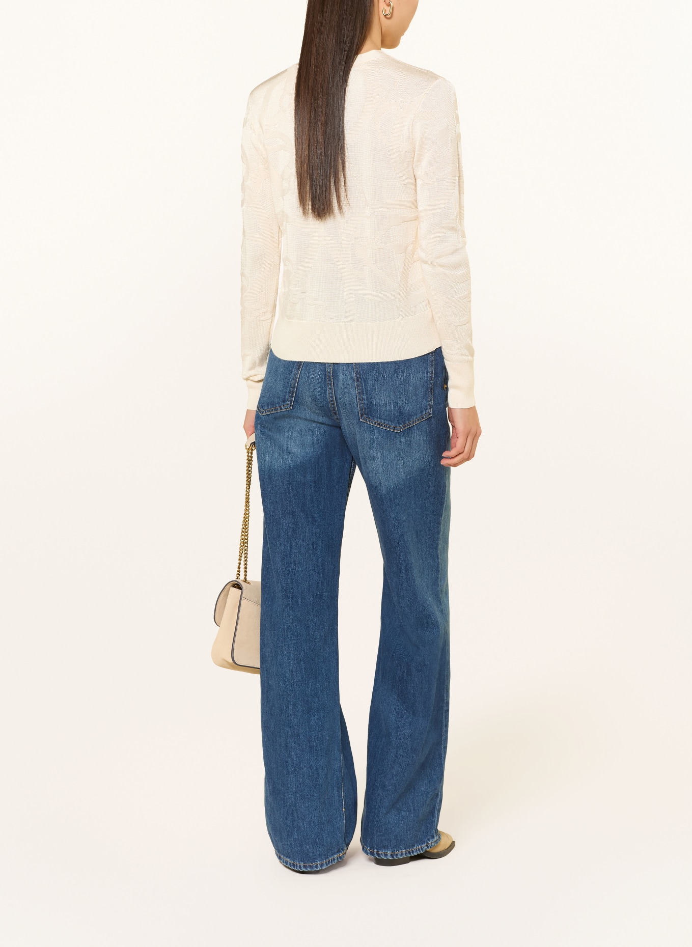 LAUREN RALPH LAUREN Strickjacke: CREME