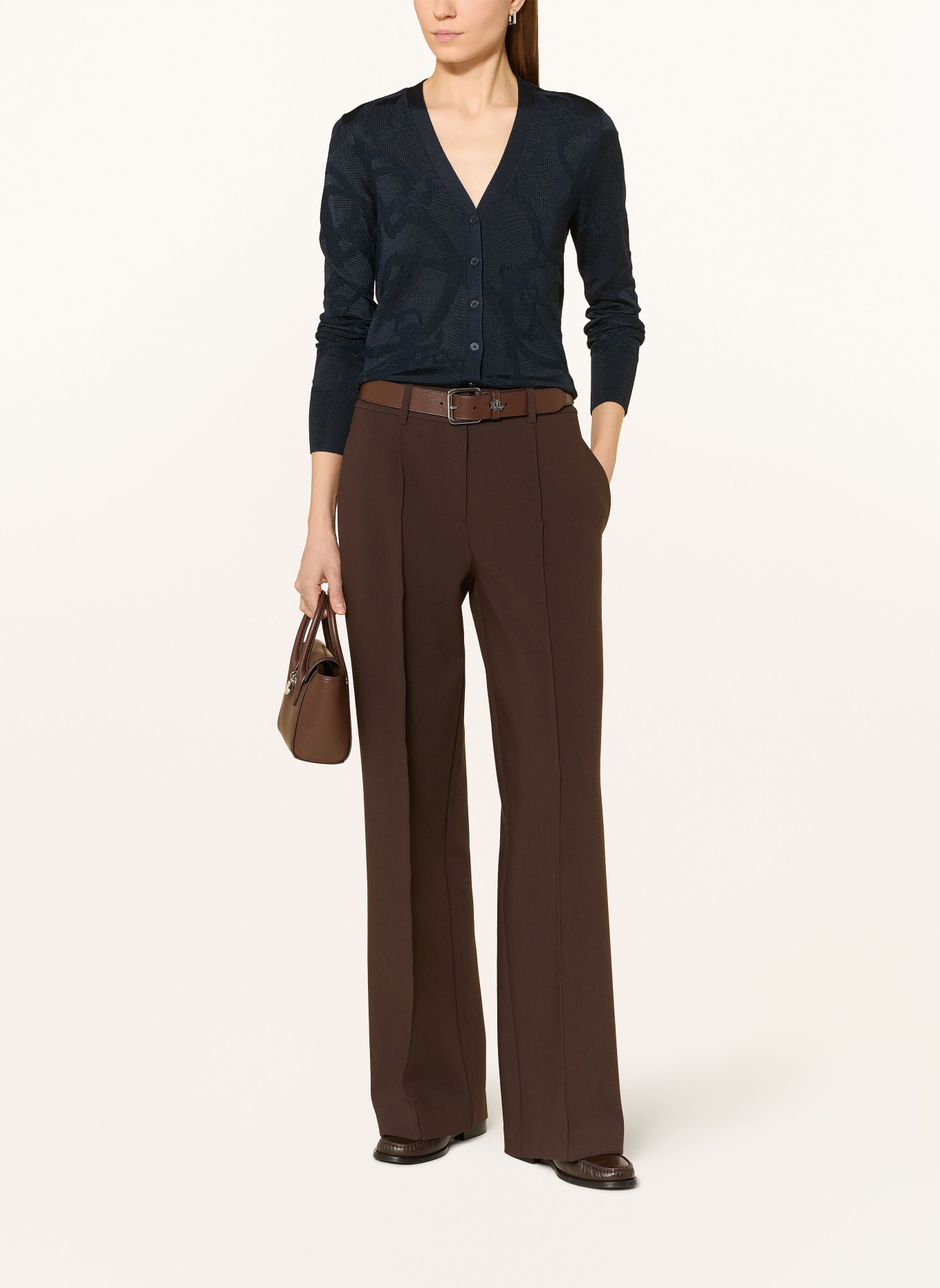 LAUREN RALPH LAUREN Strickjacke: DUNKELBLAU