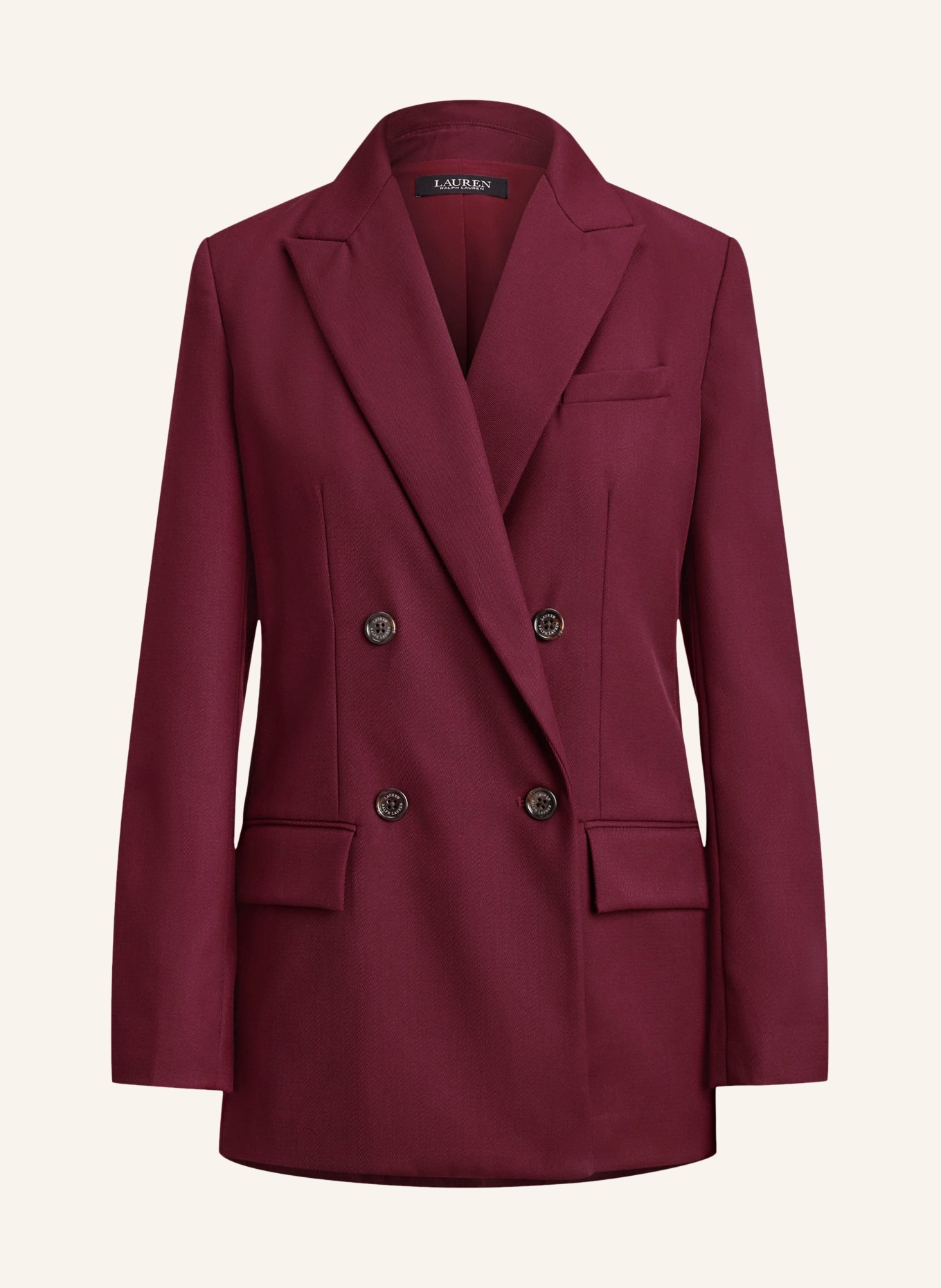 LAUREN RALPH LAUREN blazer: DARK RED