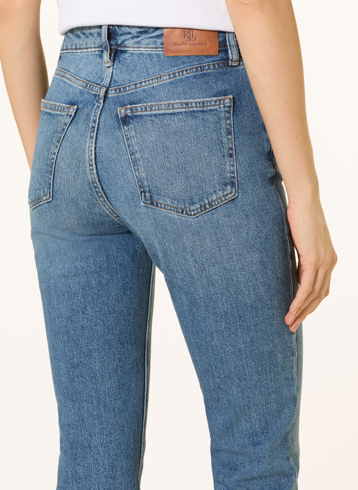 LAUREN RALPH LAUREN Cropped jeans: 001 GALVIN WASH