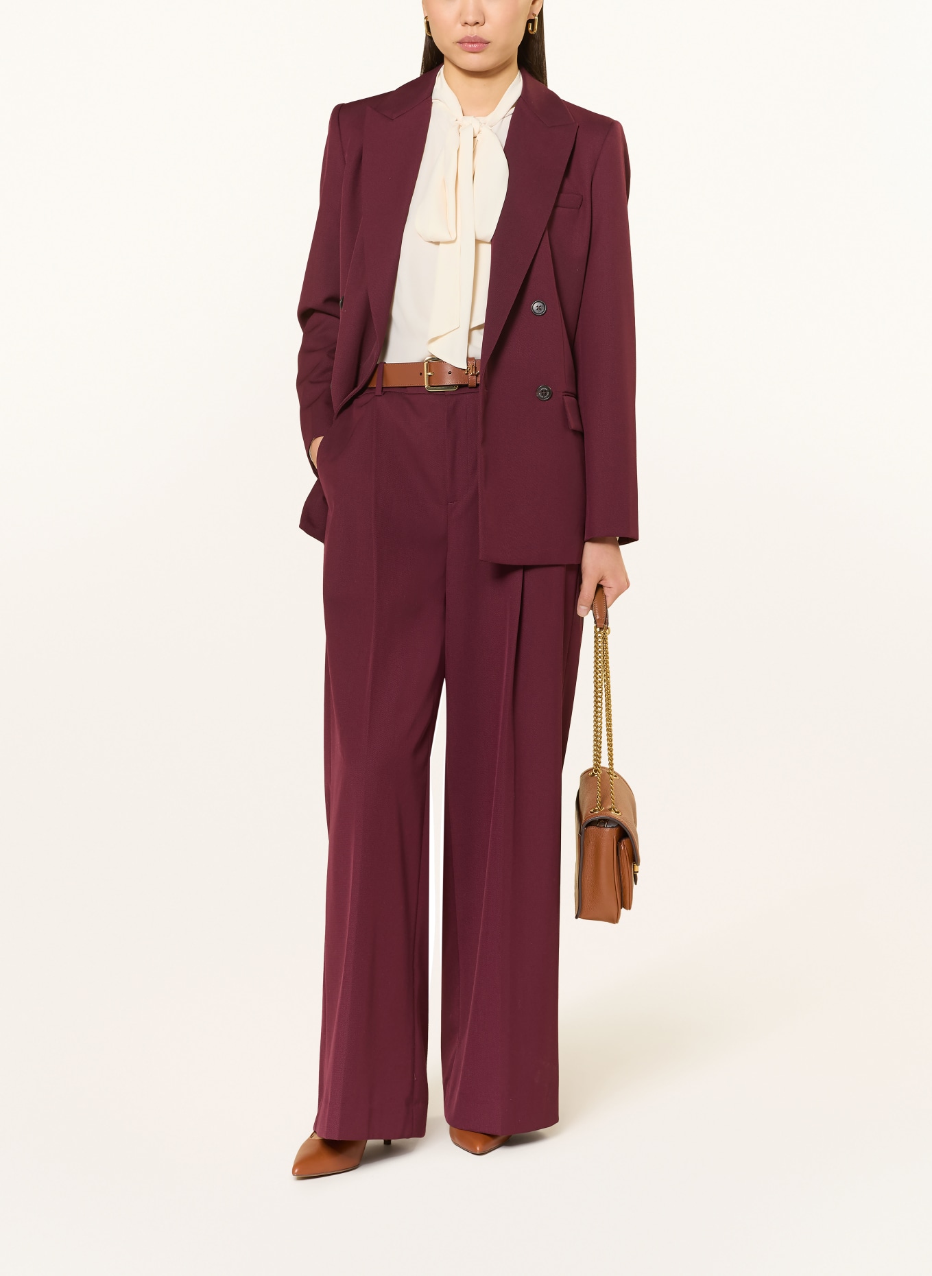 LAUREN RALPH LAUREN Schluppenbluse: CREME