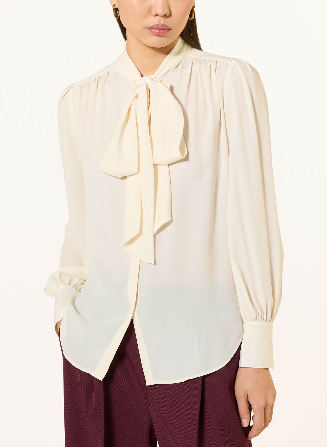 LAUREN RALPH LAUREN Schluppenbluse: CREME