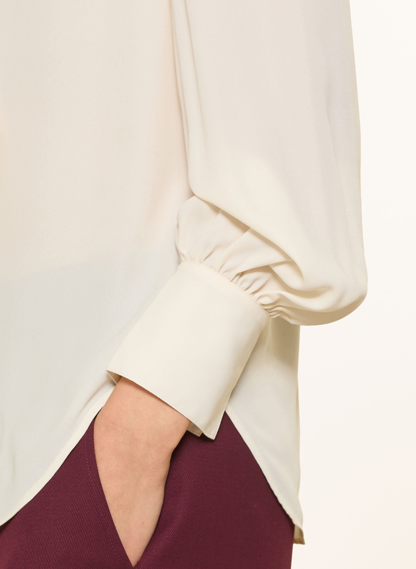 LAUREN RALPH LAUREN Schluppenbluse: CREME