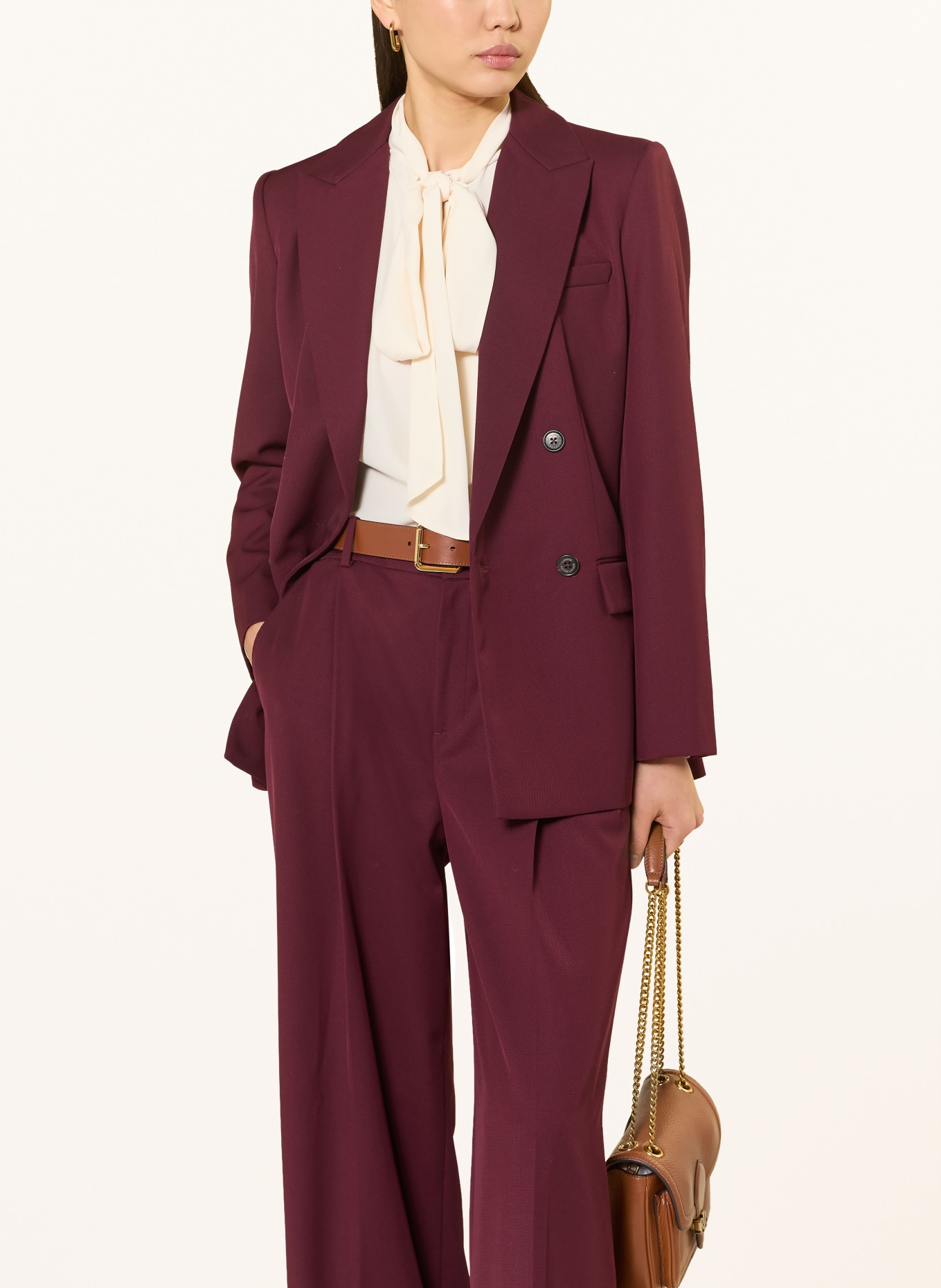 LAUREN RALPH LAUREN Schluppenbluse: CREME