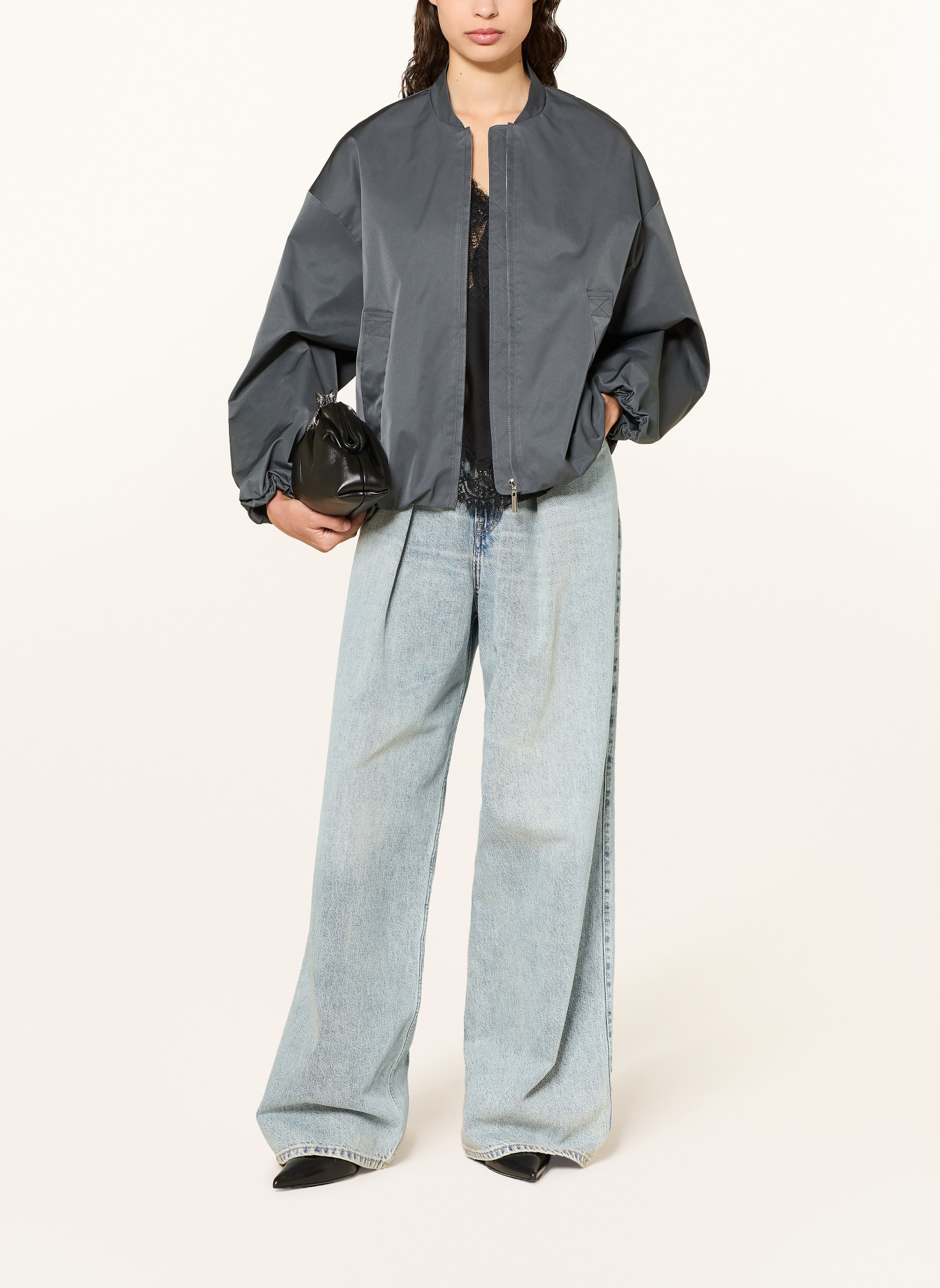 MRS & HUGS ABBY jacket: DARK GRAY