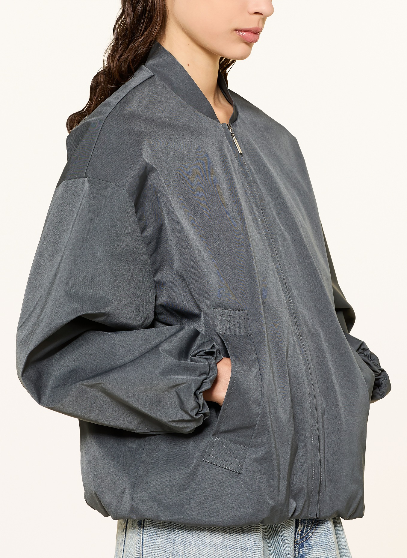 MRS & HUGS ABBY jacket: DARK GRAY