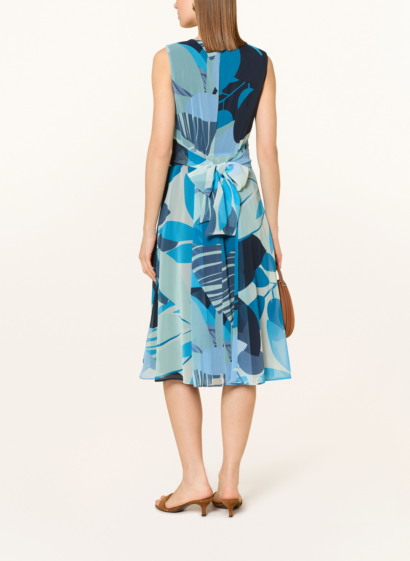 BETTY&CO šaty: MODRÁ / SVĚTLE ZELENÁ / TMAVĚ MODRÁ