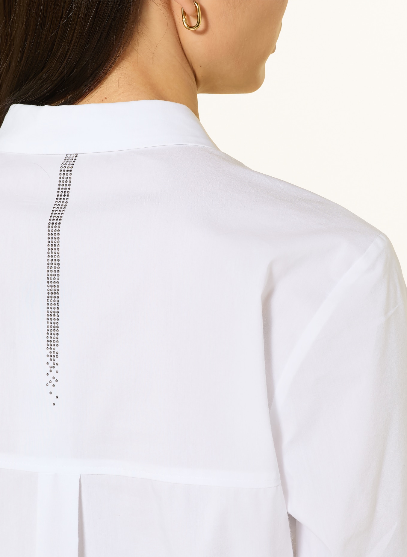 Betty Barclay Hemdbluse mit Schmucksteinen: WEISS