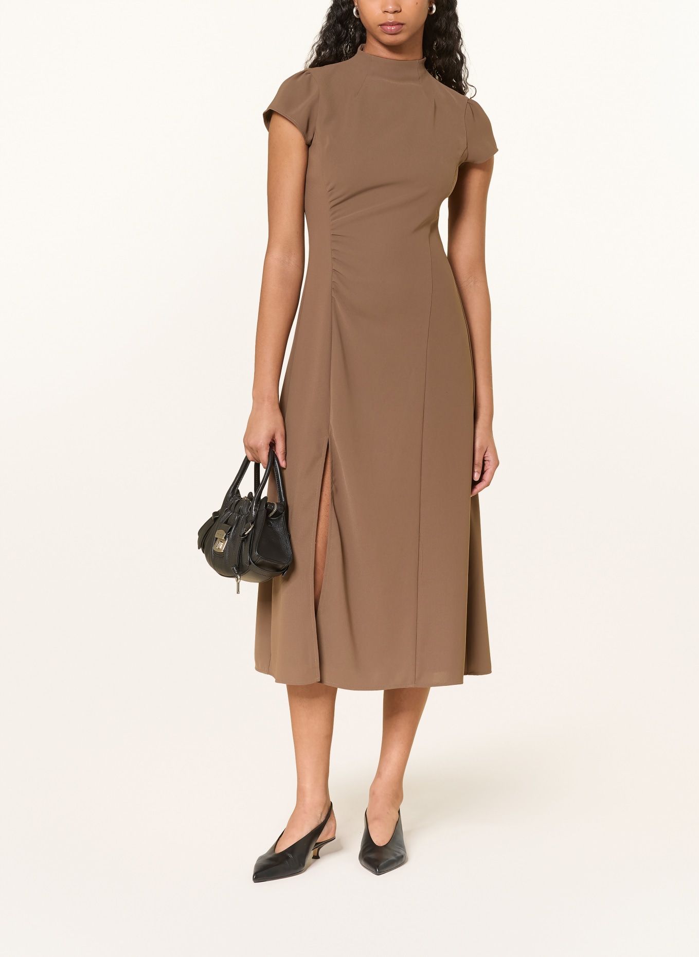 ARMANI EXCHANGE šaty: HNĚDÁ