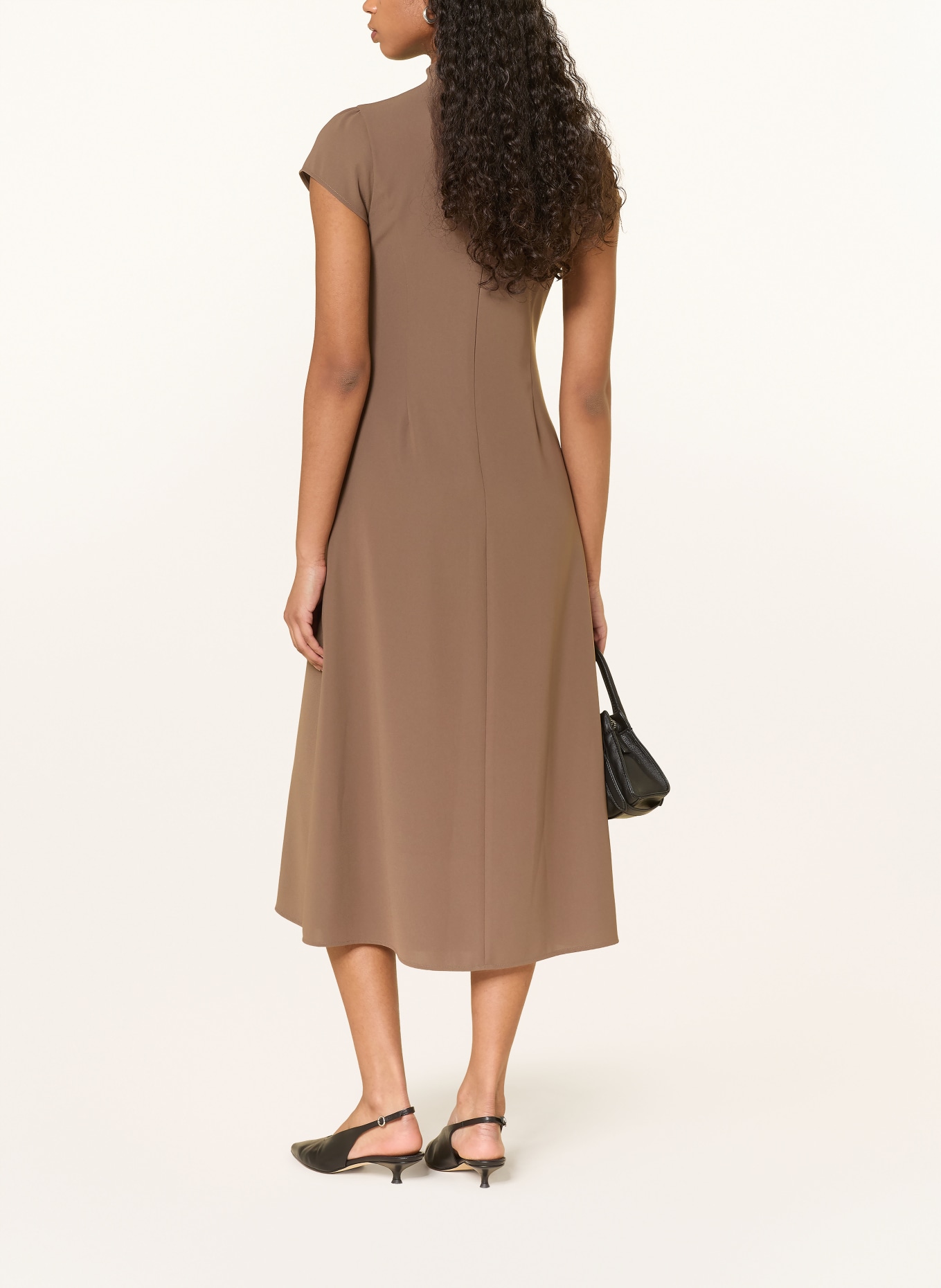 ARMANI EXCHANGE šaty: HNĚDÁ