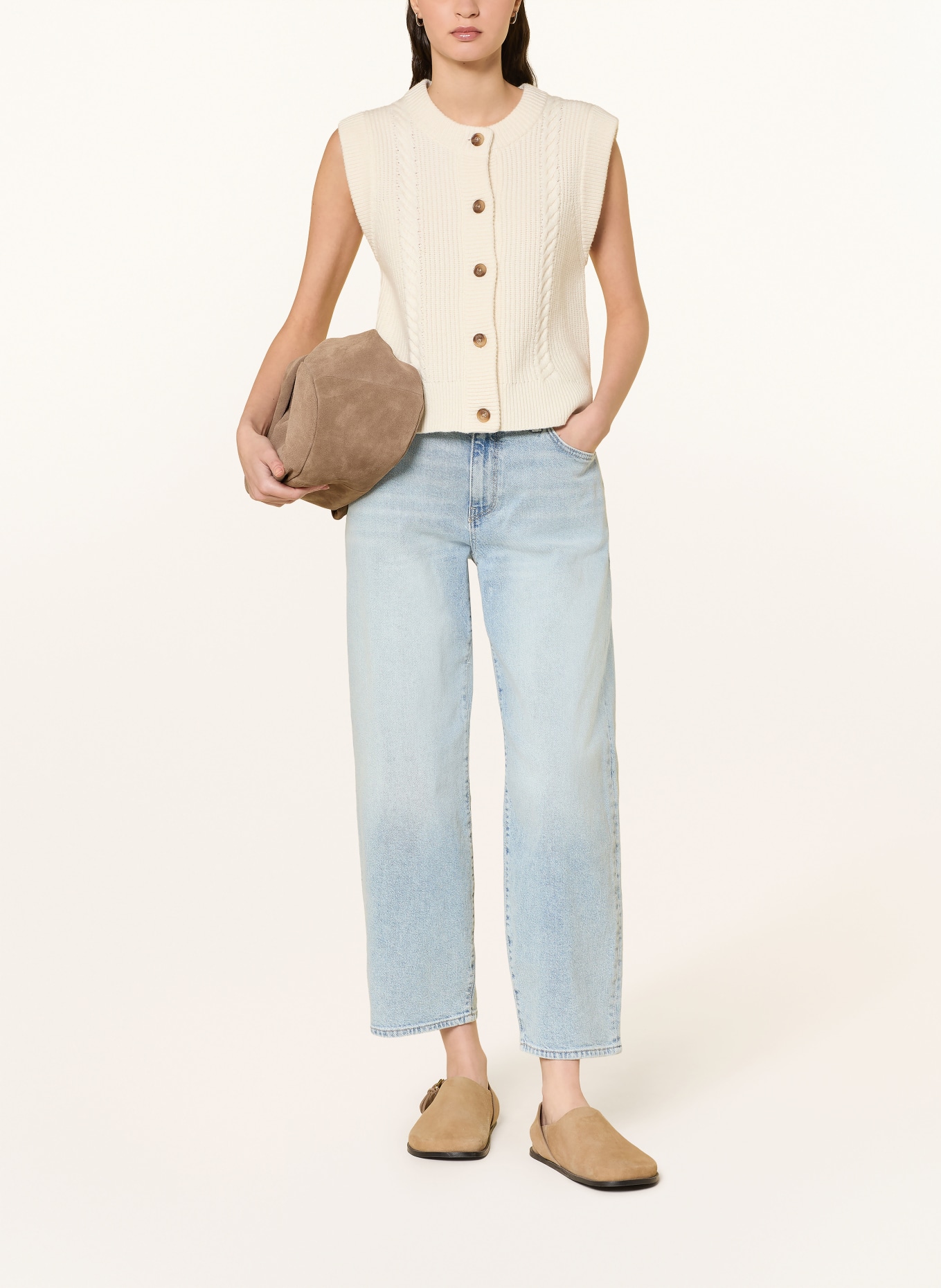mavi Barrel Jeans LEILA: A1284 Bleached 90'S