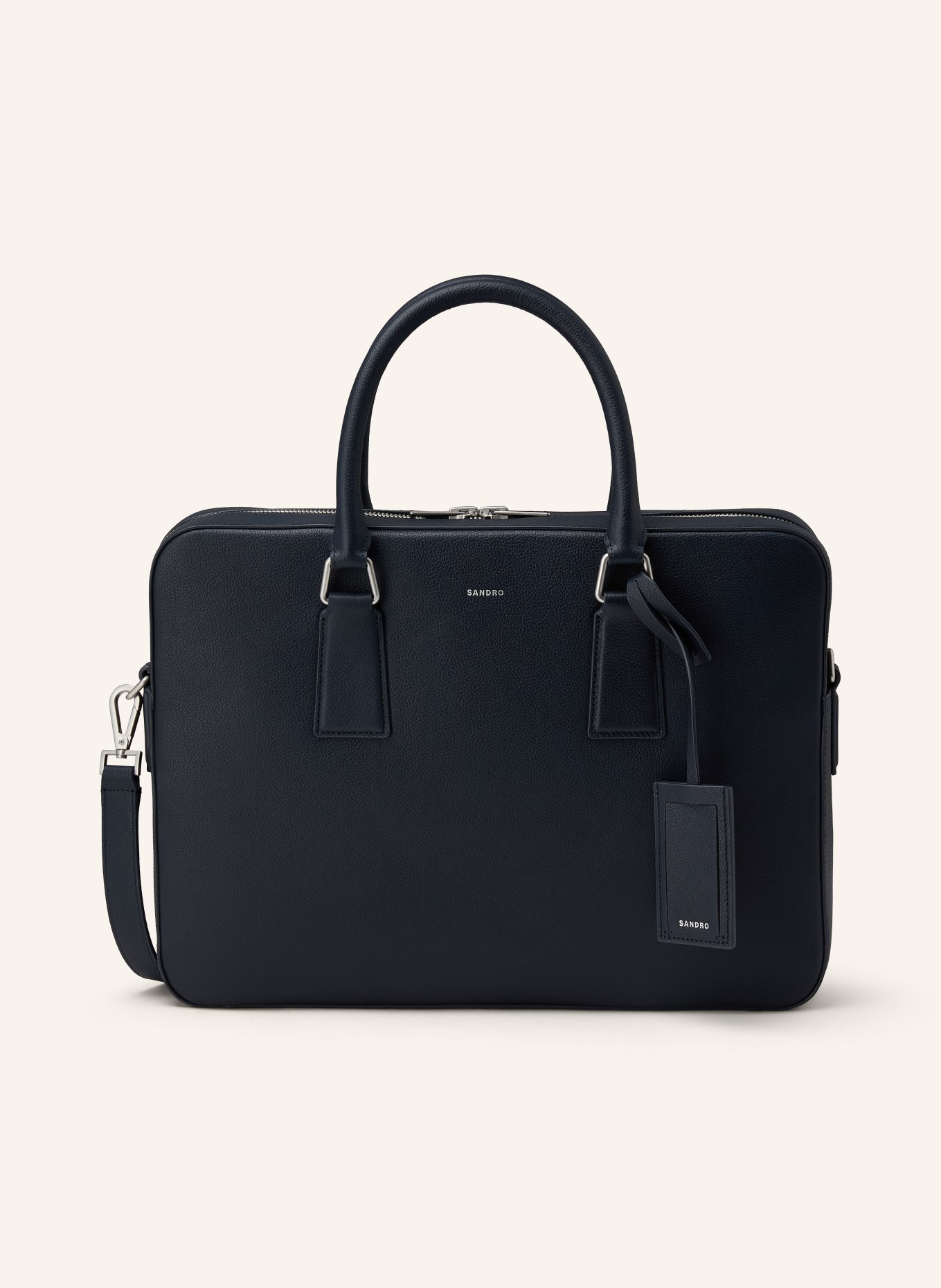 SANDRO Laptop-Tasche: DUNKELBLAU