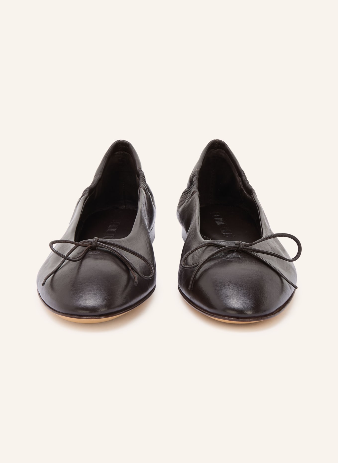 POMME D'OR Baleriny GIORGIA: CIEMNOBRĄZOWY