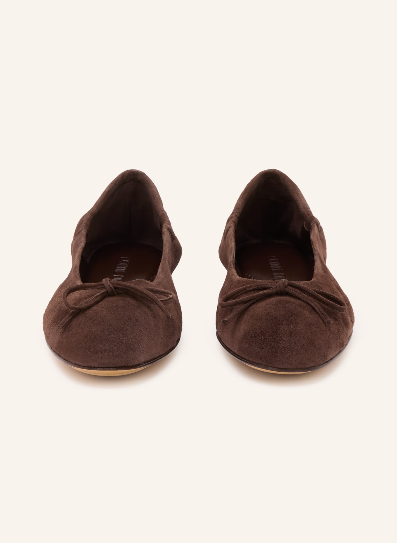 POMME D'OR Baleriny GIORGIA: CIEMNOBRĄZOWY