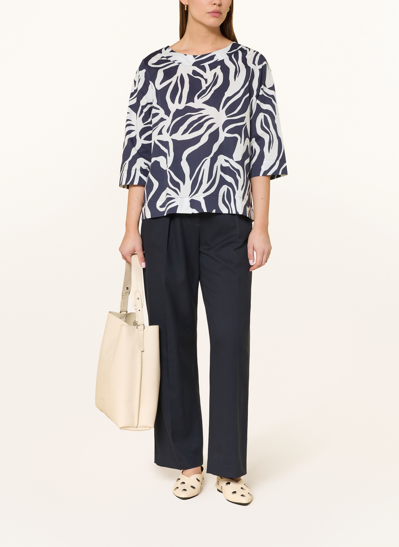 Backstage bluzka: GRANATOWY / BIAŁY