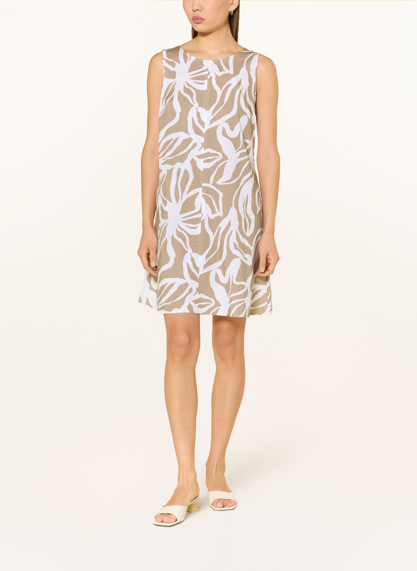 Backstage Šaty LILITH: BÍLÁ / SVĚTLE HNĚDÁ