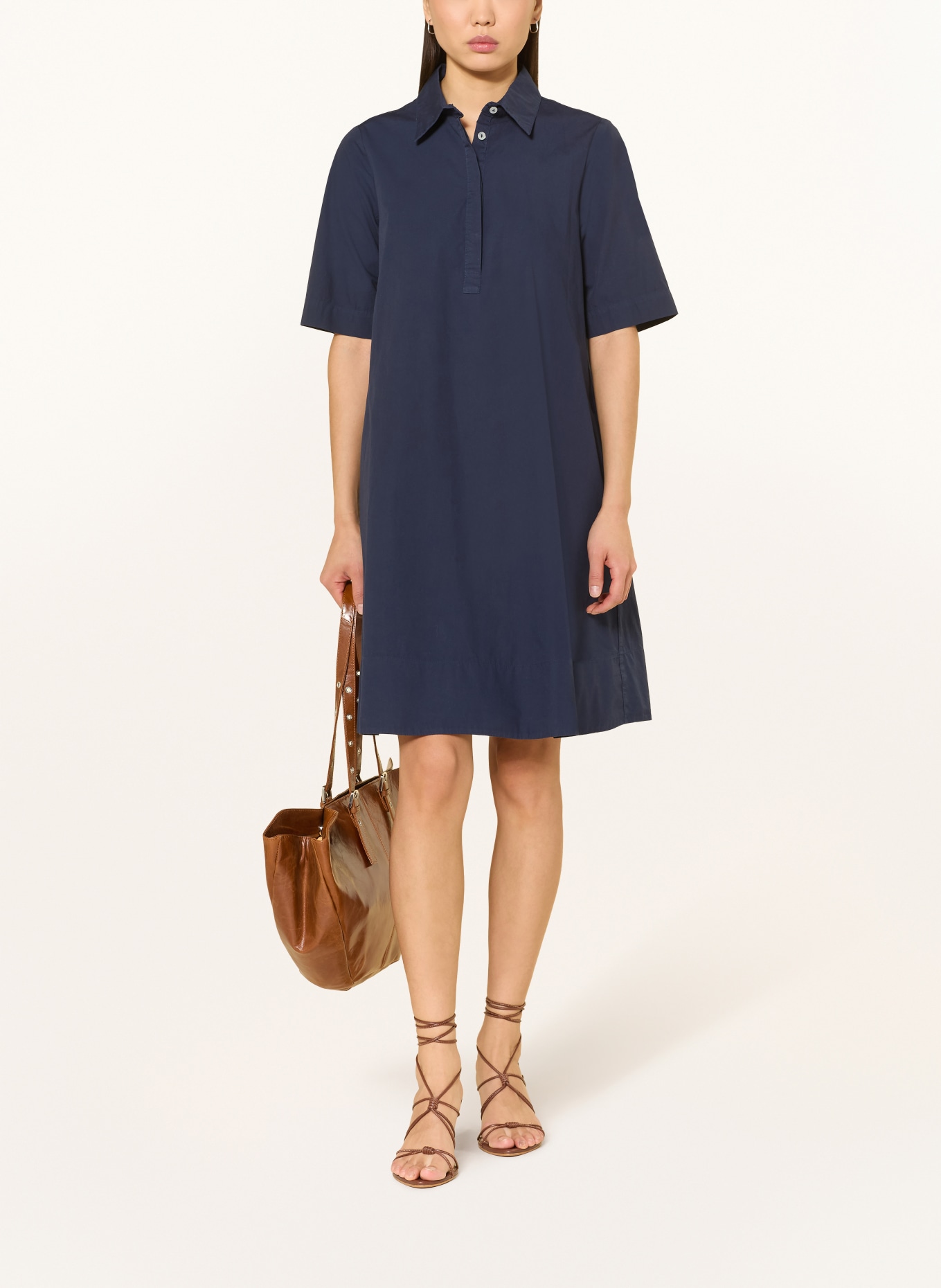 Backstage Košilové šaty PRATO: TMAVĚ MODRÁ