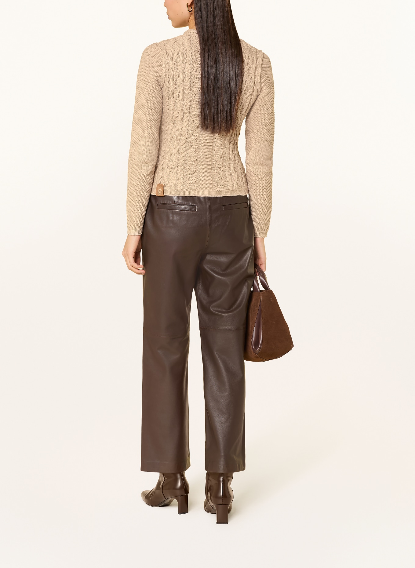 HABSBURG Pletená kazajka DONNA: BÉŽOVÁ