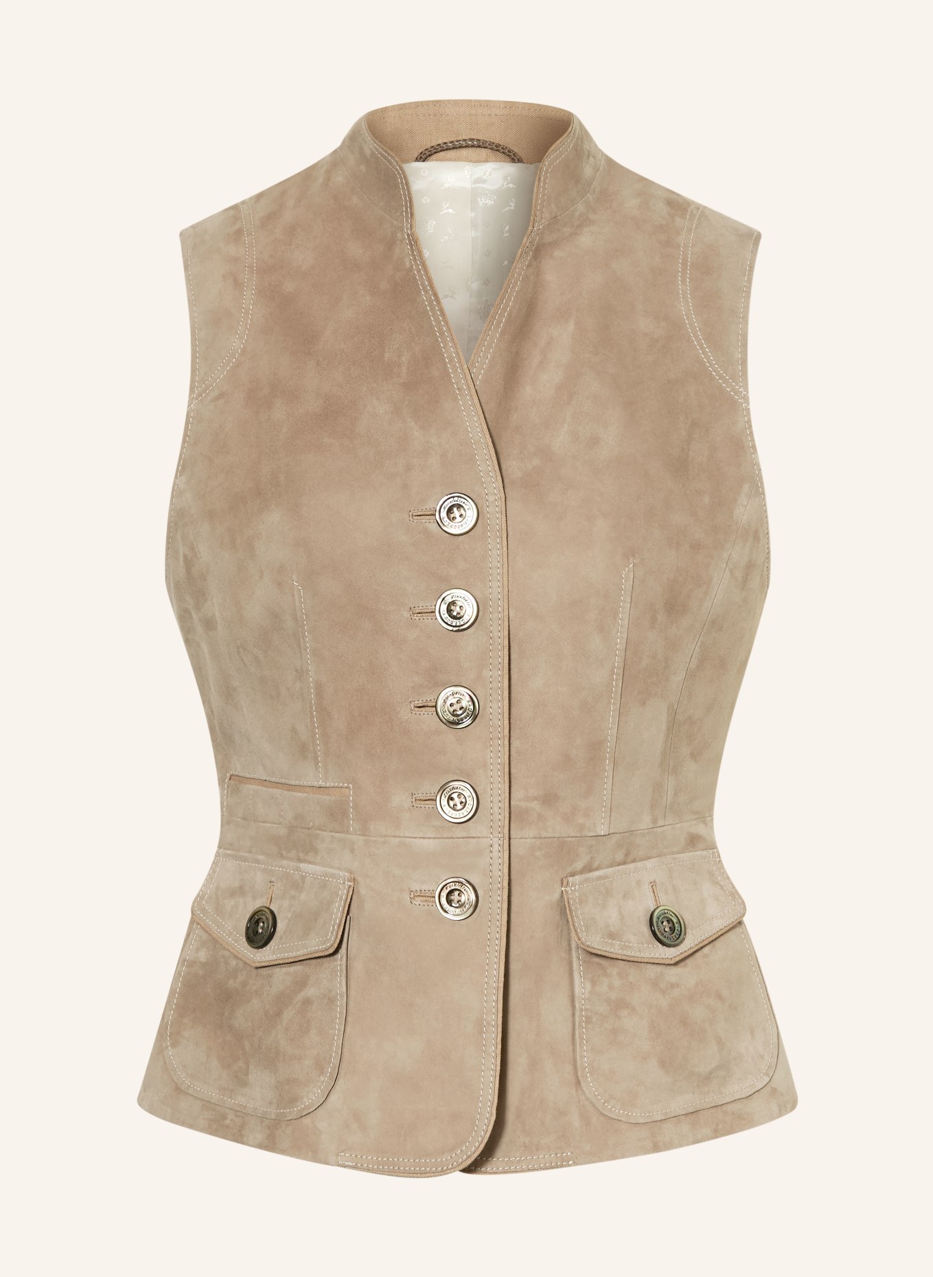 HABSBURG Trachtenweste ELSENHEIM: 9820 stein/beige