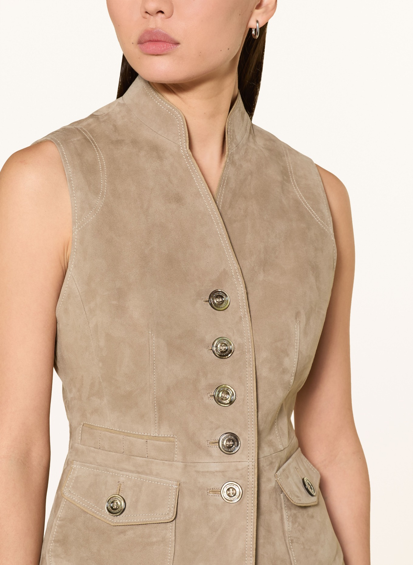 HABSBURG Trachtenweste ELSENHEIM: 9820 stein/beige