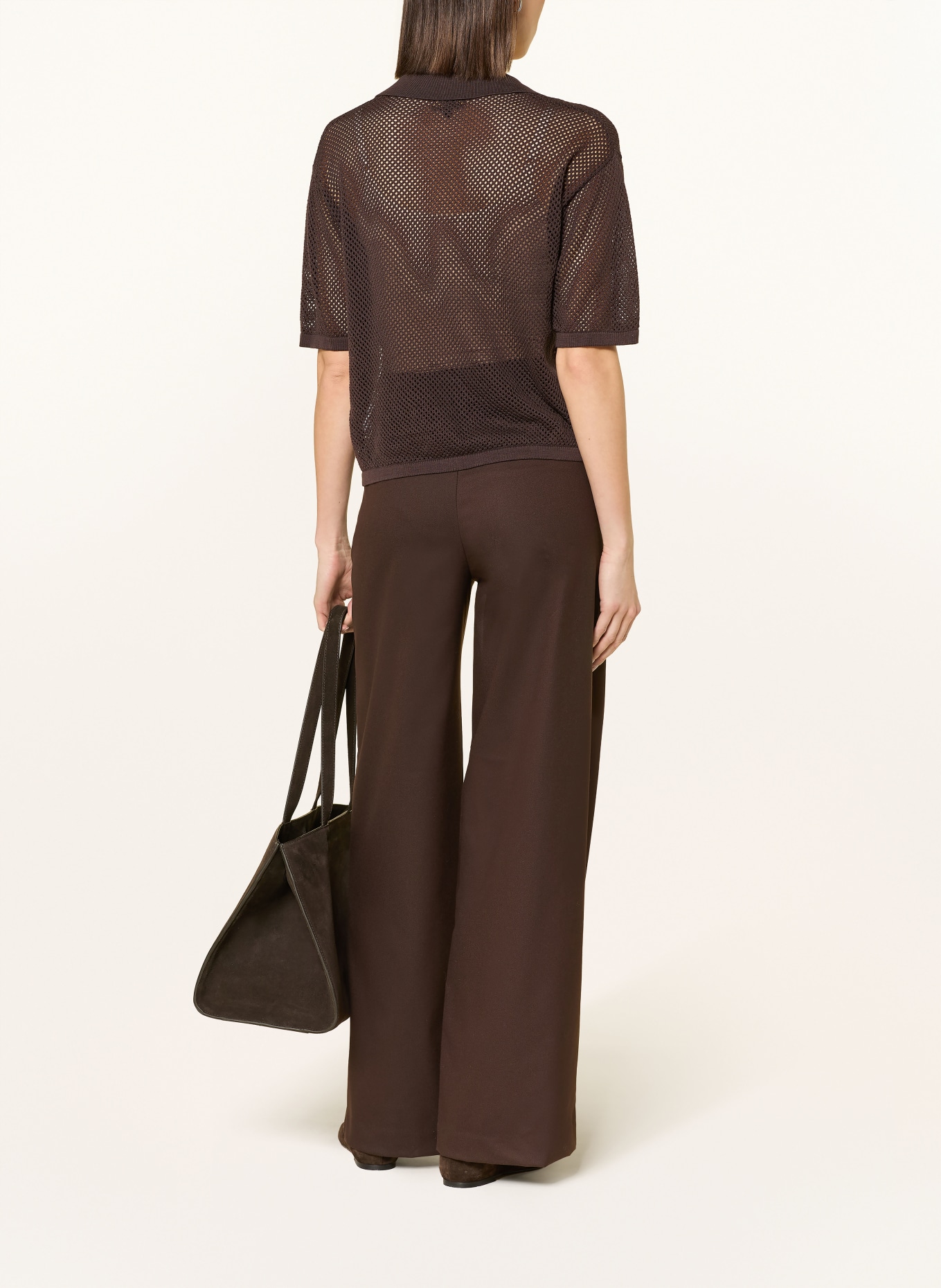 Herrlicher Strickshirt ANNA MARIA: DUNKELBRAUN