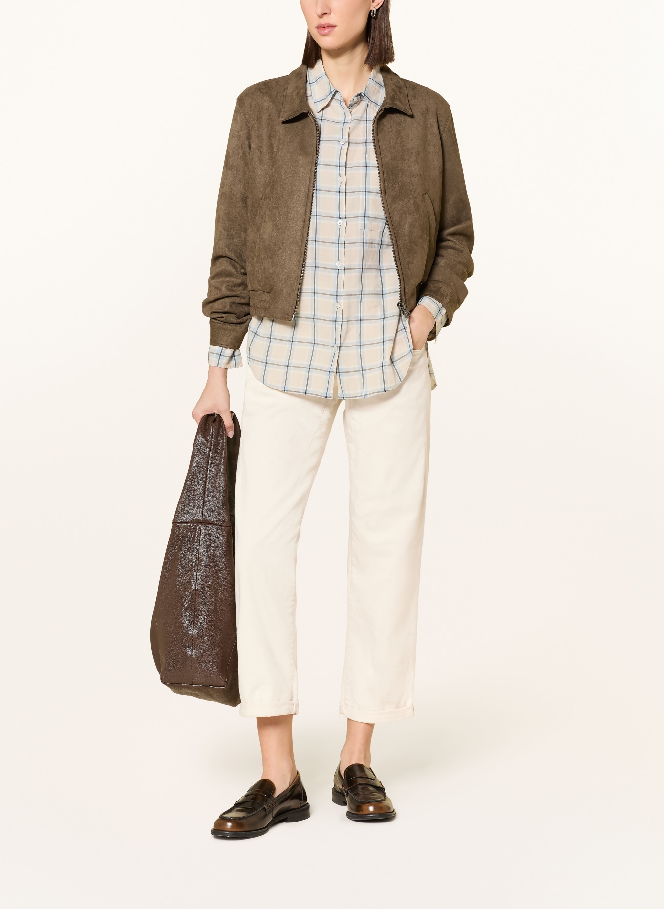 Herrlicher Zkrácené džíny SHYRA: 68 ECRU