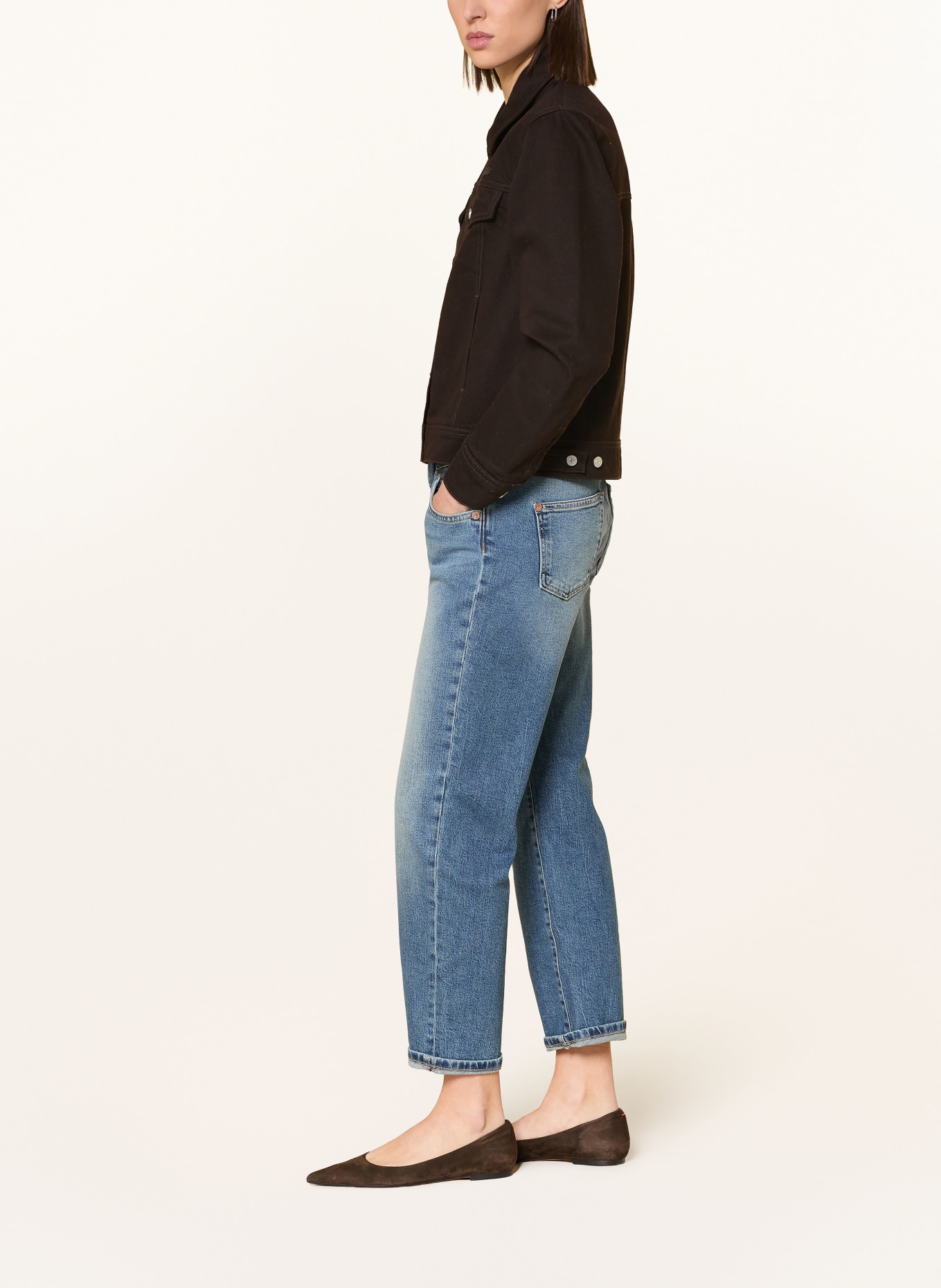 Herrlicher Zkrácené džíny BREEZY: 022 happy blue