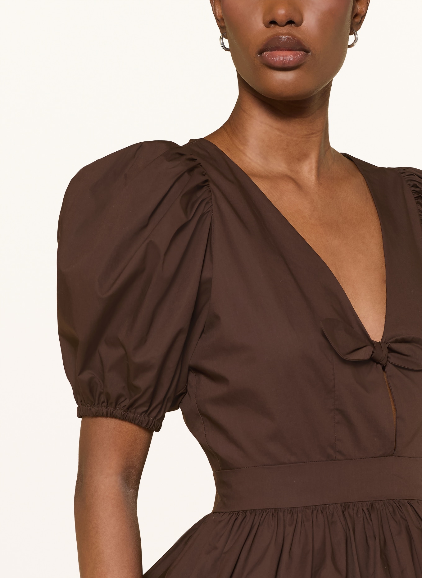 ROTATE Blusenshirt: BRAUN