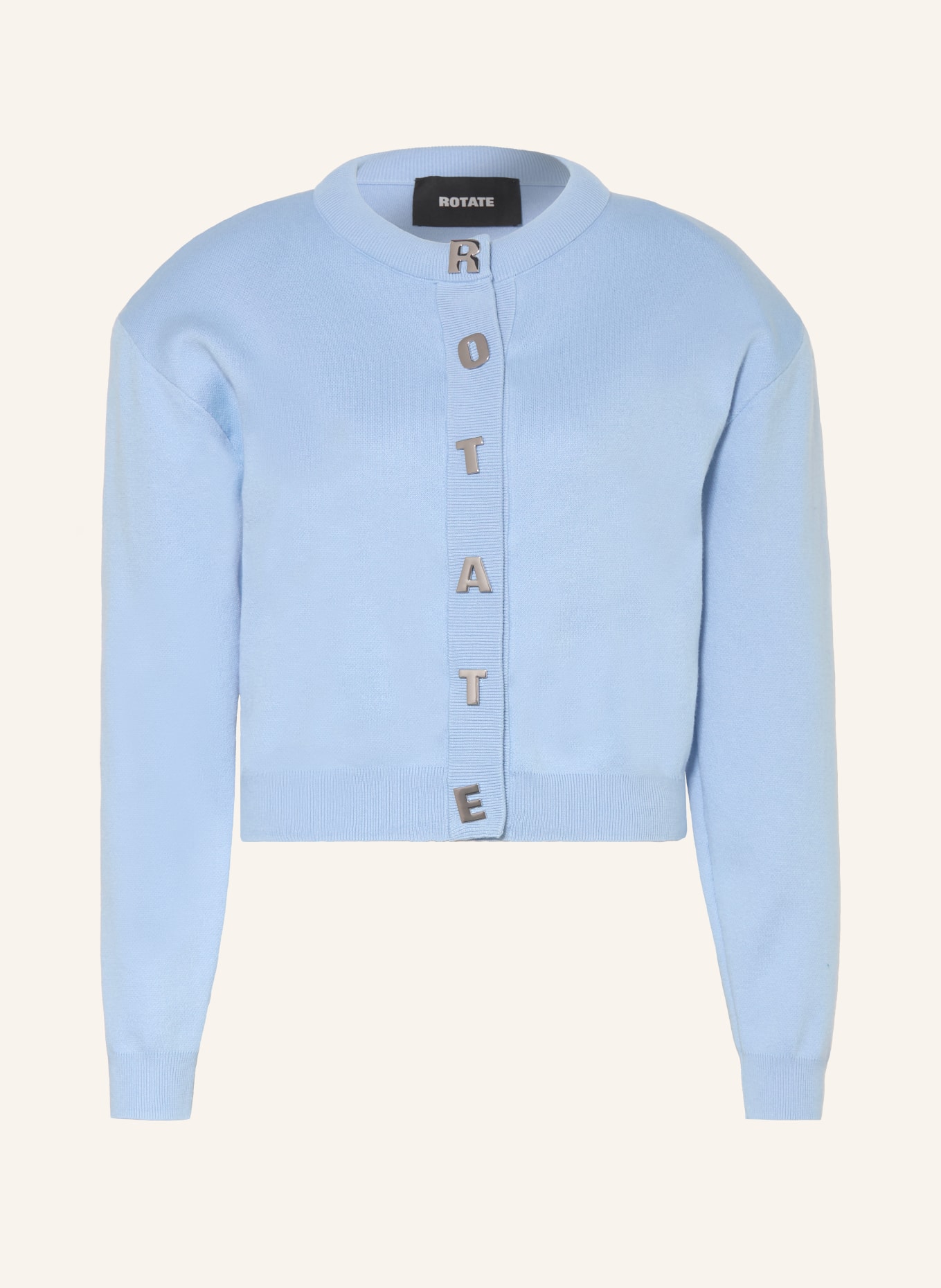 ROTATE Strickjacke: HELLBLAU