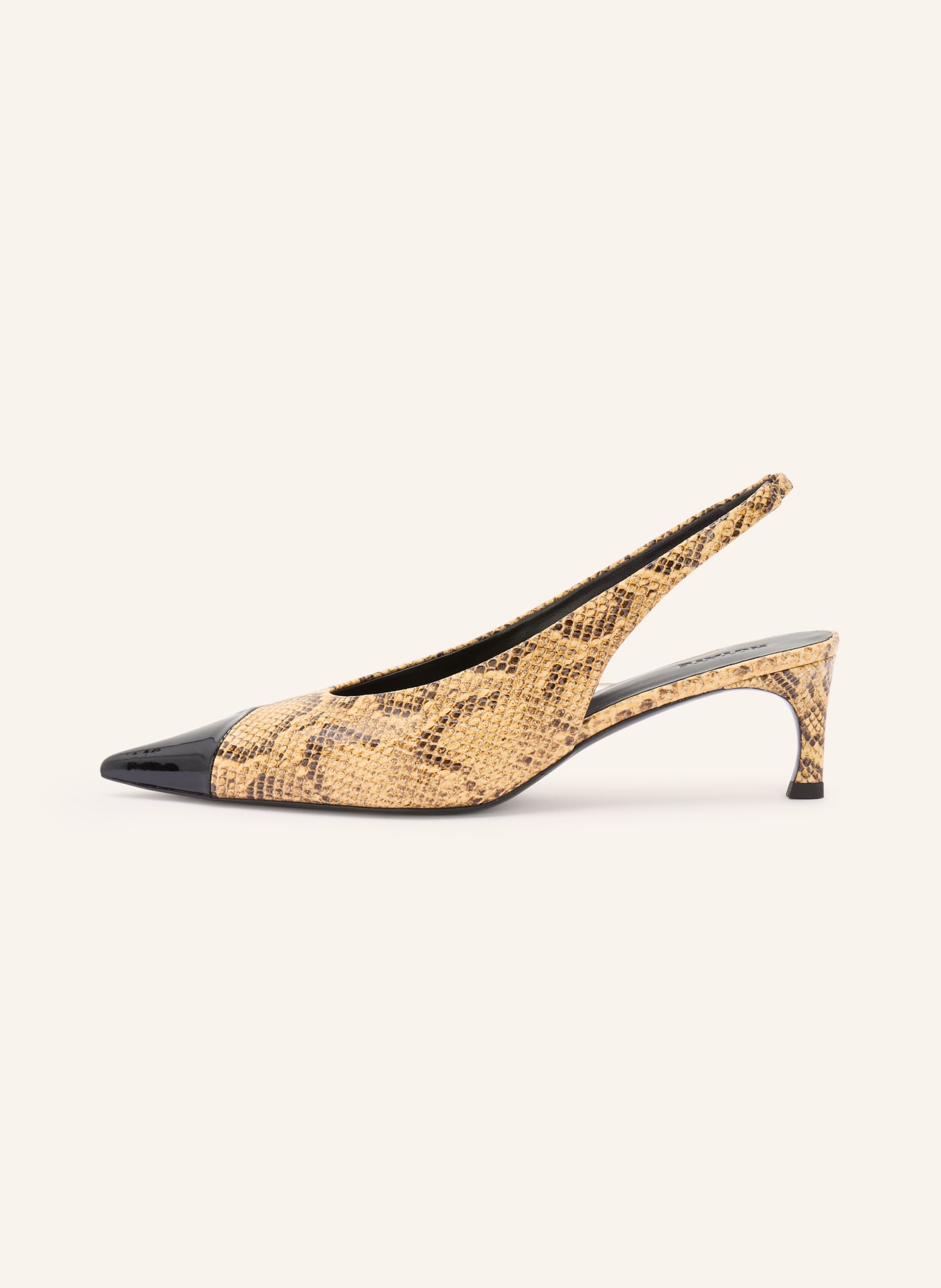 ROTATE Slingpumps: CAMEL / SCHWARZ
