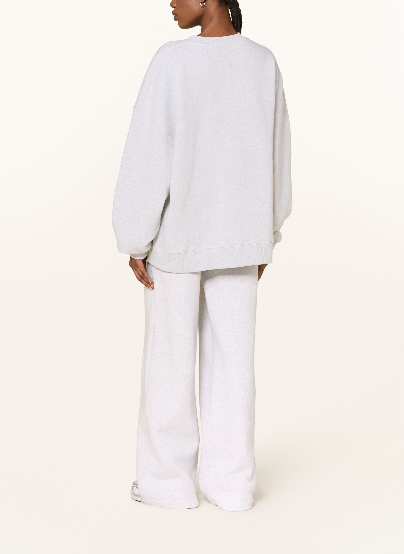 ROTATE Sweatpants: HELLGRAU / WEISS