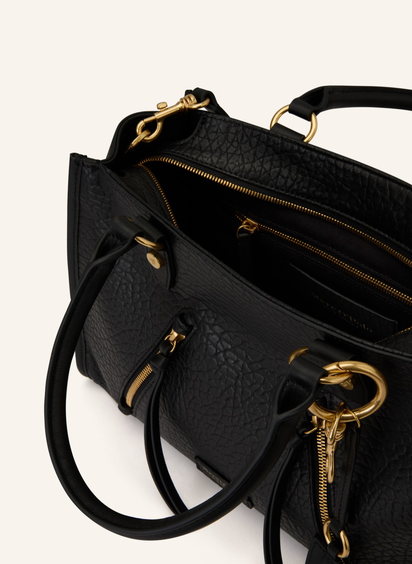 Marc O'Polo Shopper: SCHWARZ / GOLD