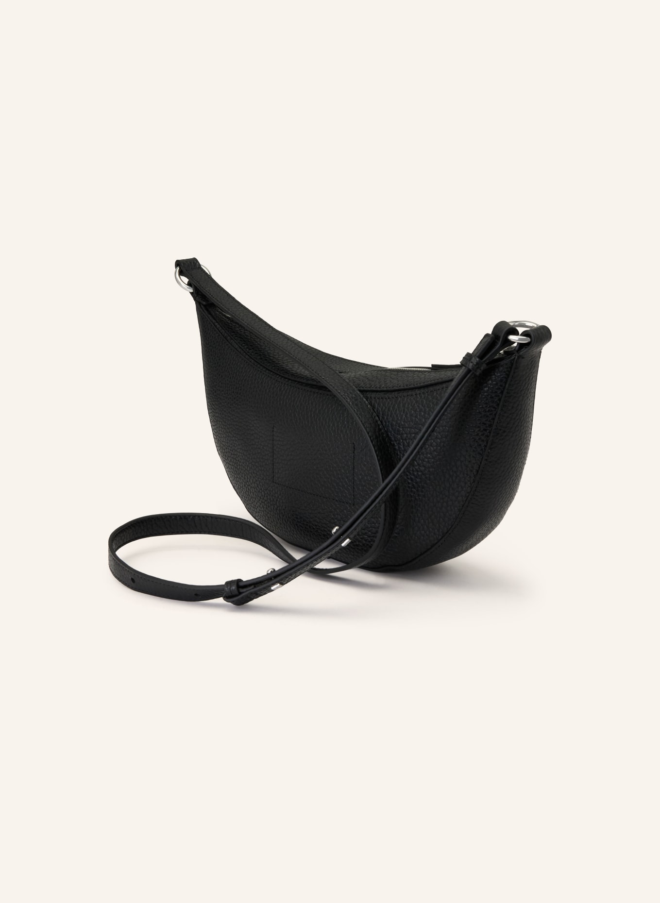 Marc O'Polo MEDIUM shoulder bag: BLACK / SILVER