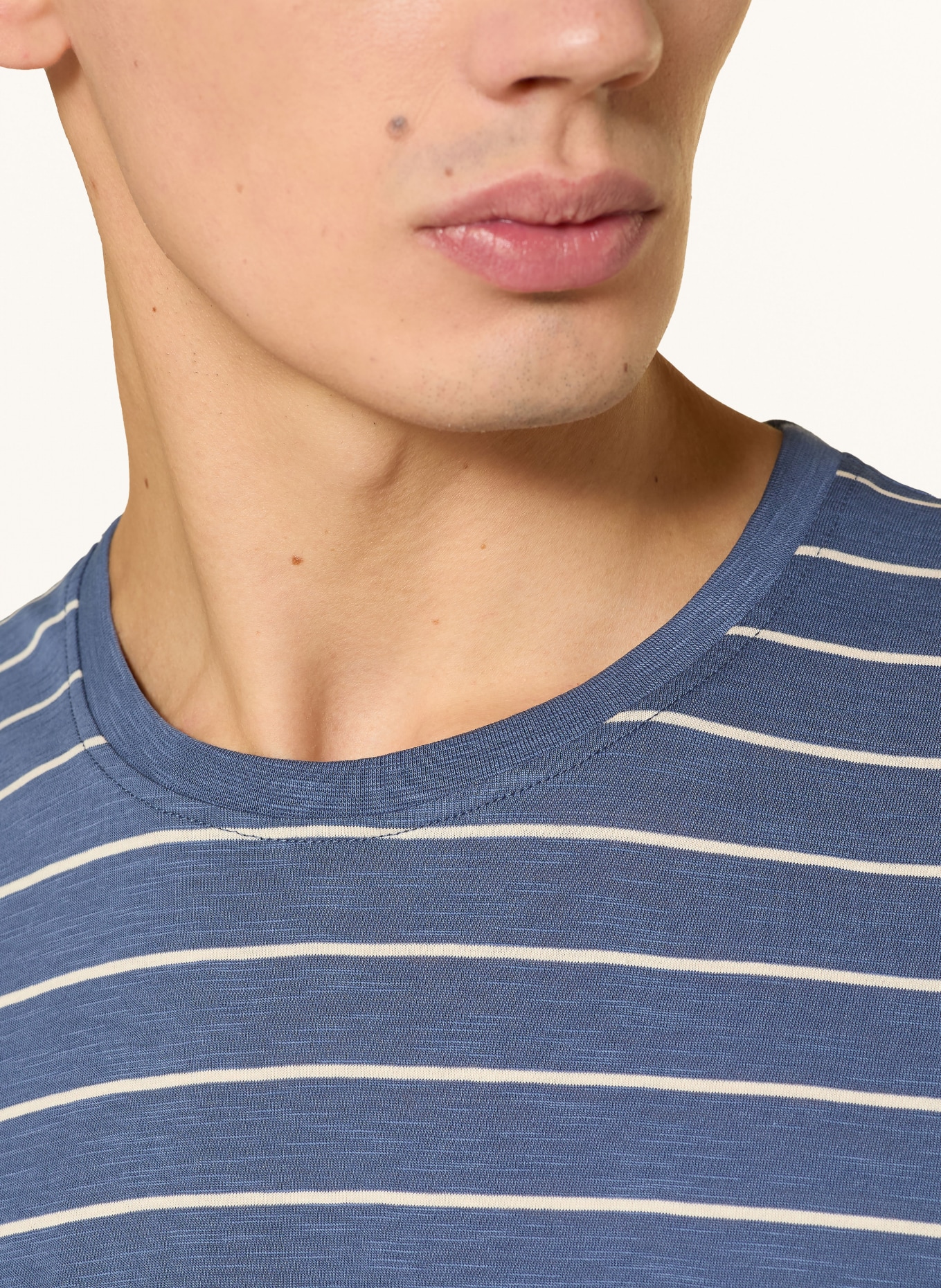 PAUL koszulka: GRANATOWY / KREMOWY