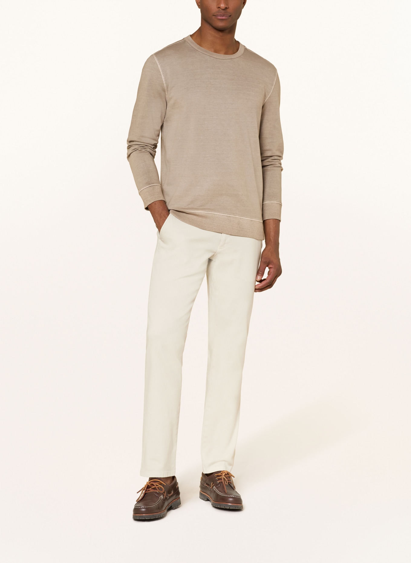 STROKESMAN'S Piqué-Poloshirt: BEIGE