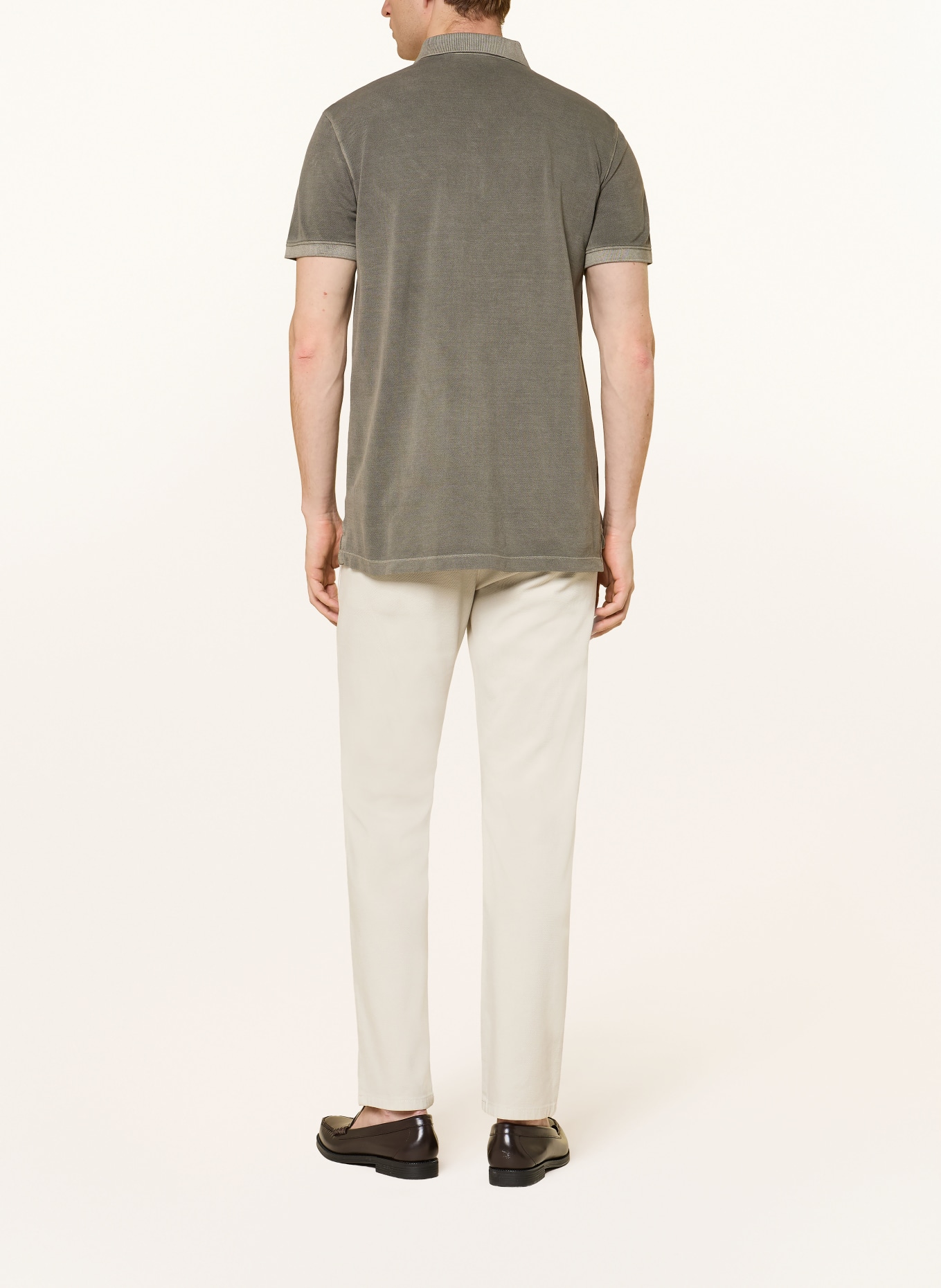 STROKESMAN'S Piqué polokošile: OLIVOVÁ