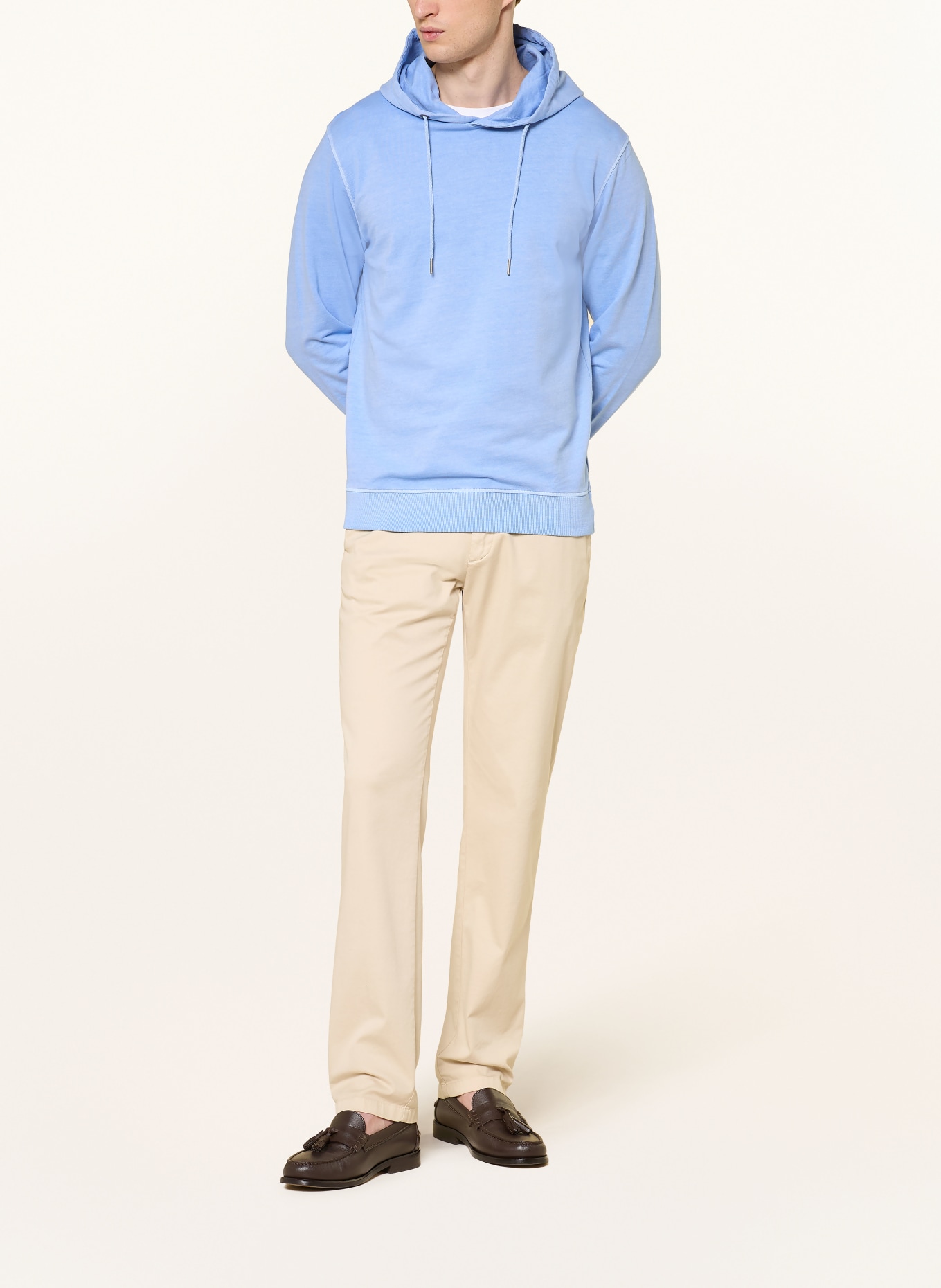 STROKESMAN'S hoodie: LIGHT BLUE